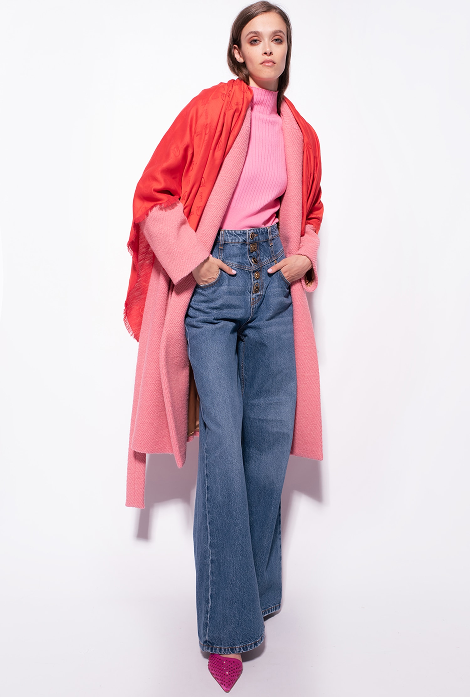 Large Monogram scarf