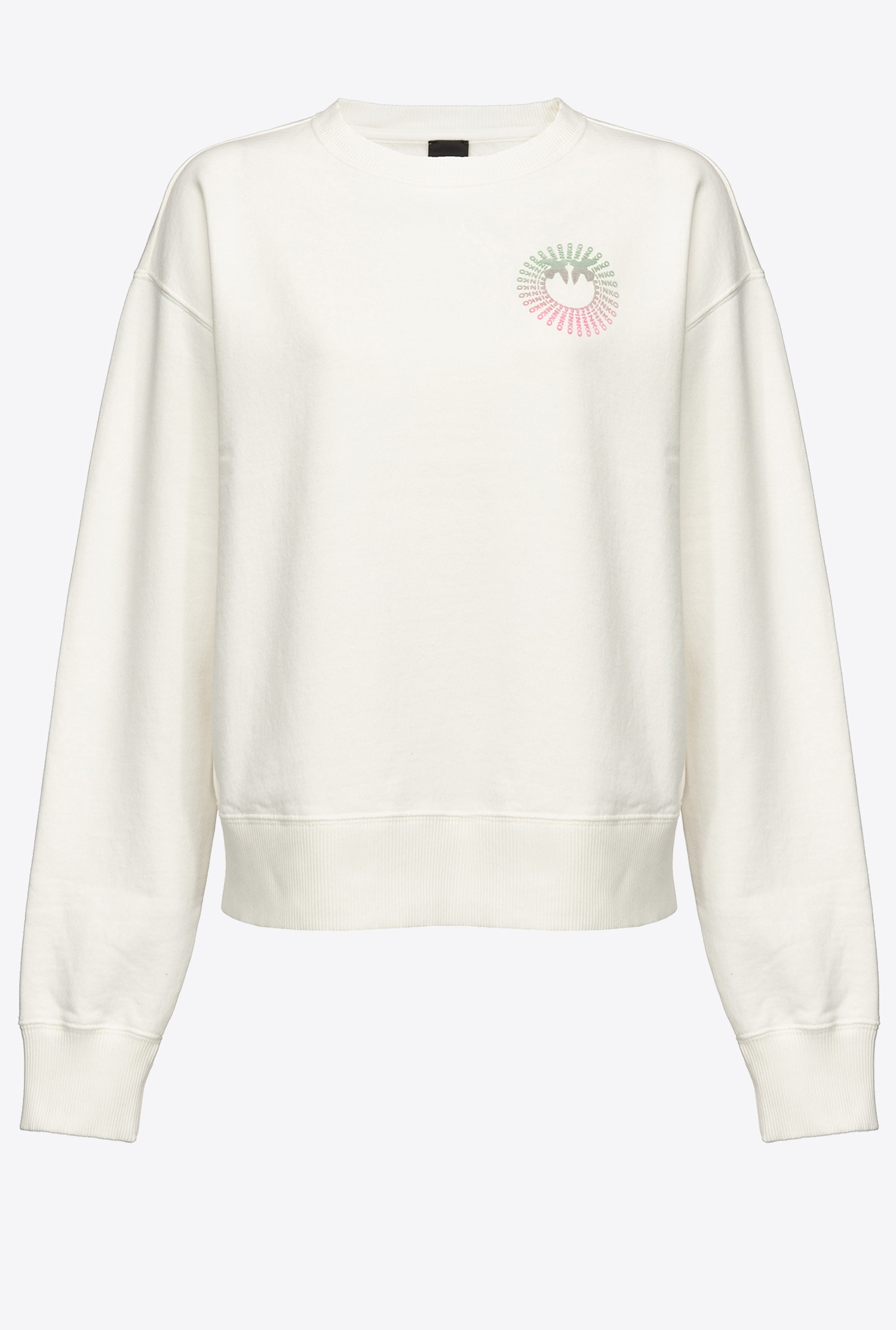 Sweatshirt with multicoloured logo