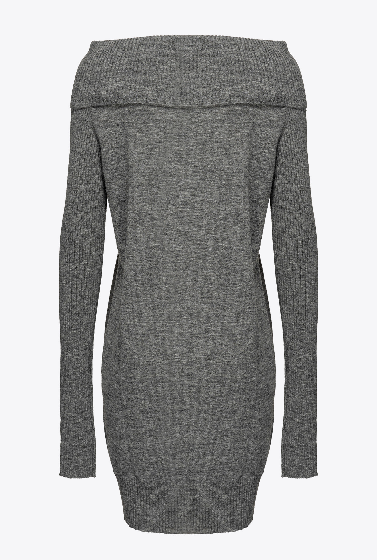 Off-the-shoulder knit dress