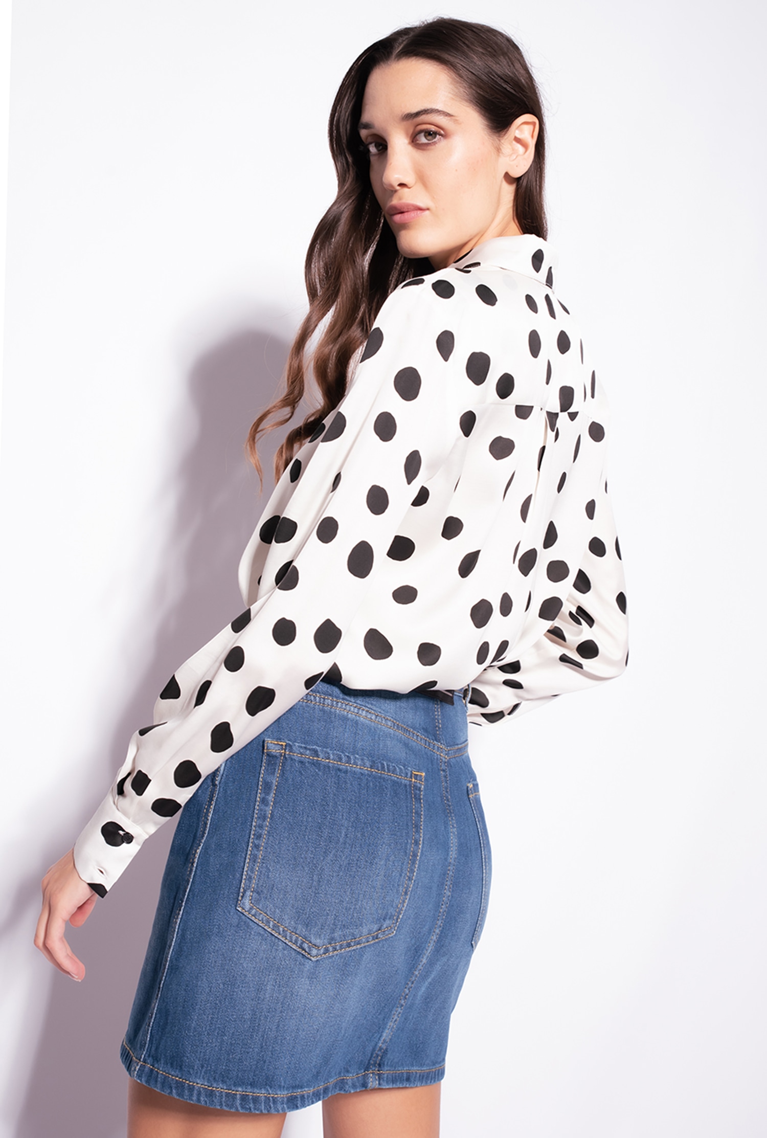 Polka-dot shirt