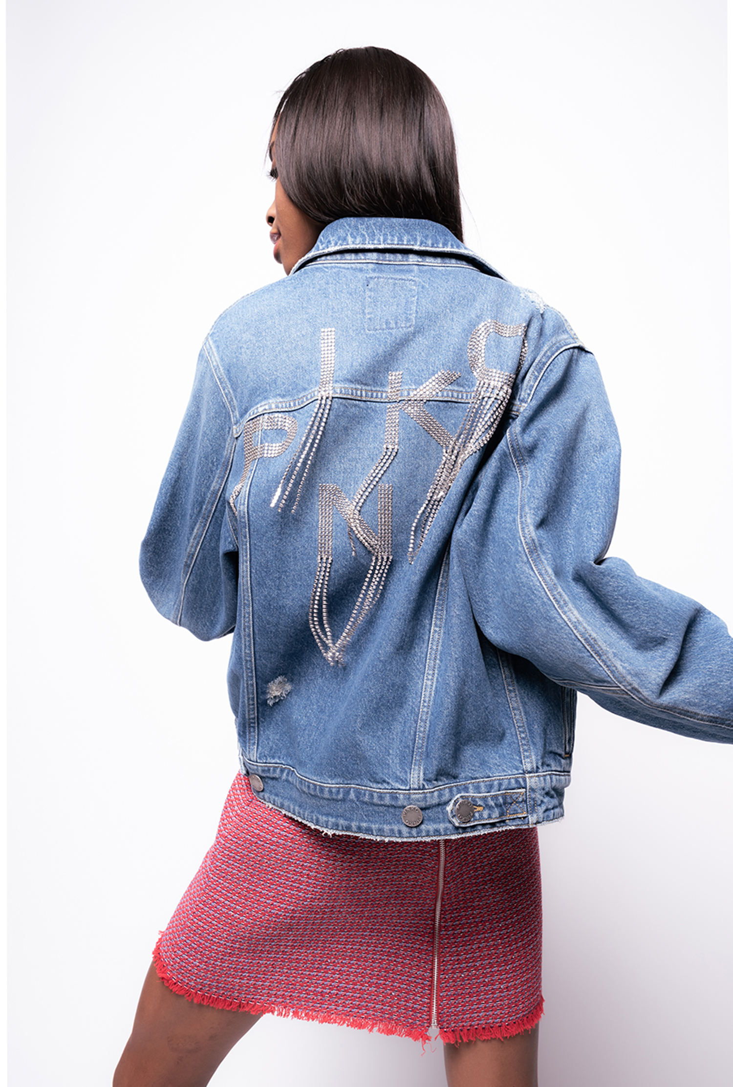 Recycled denim jacket