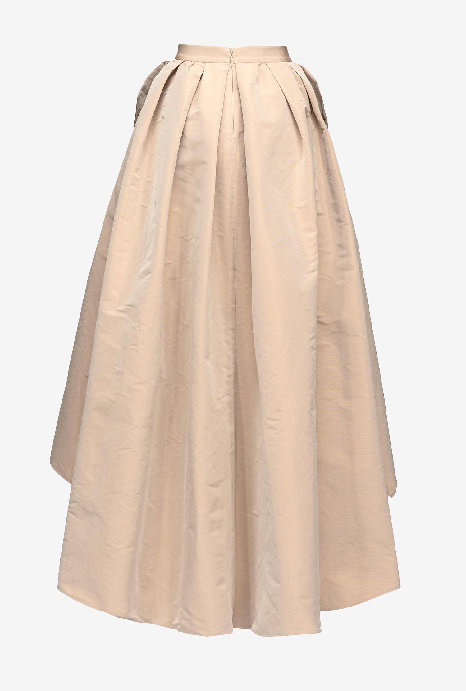 Technical faille maxi skirt