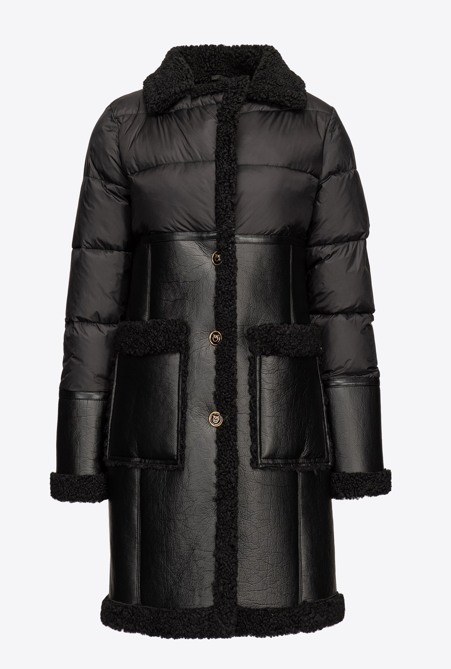 Imitation sheepskin coat