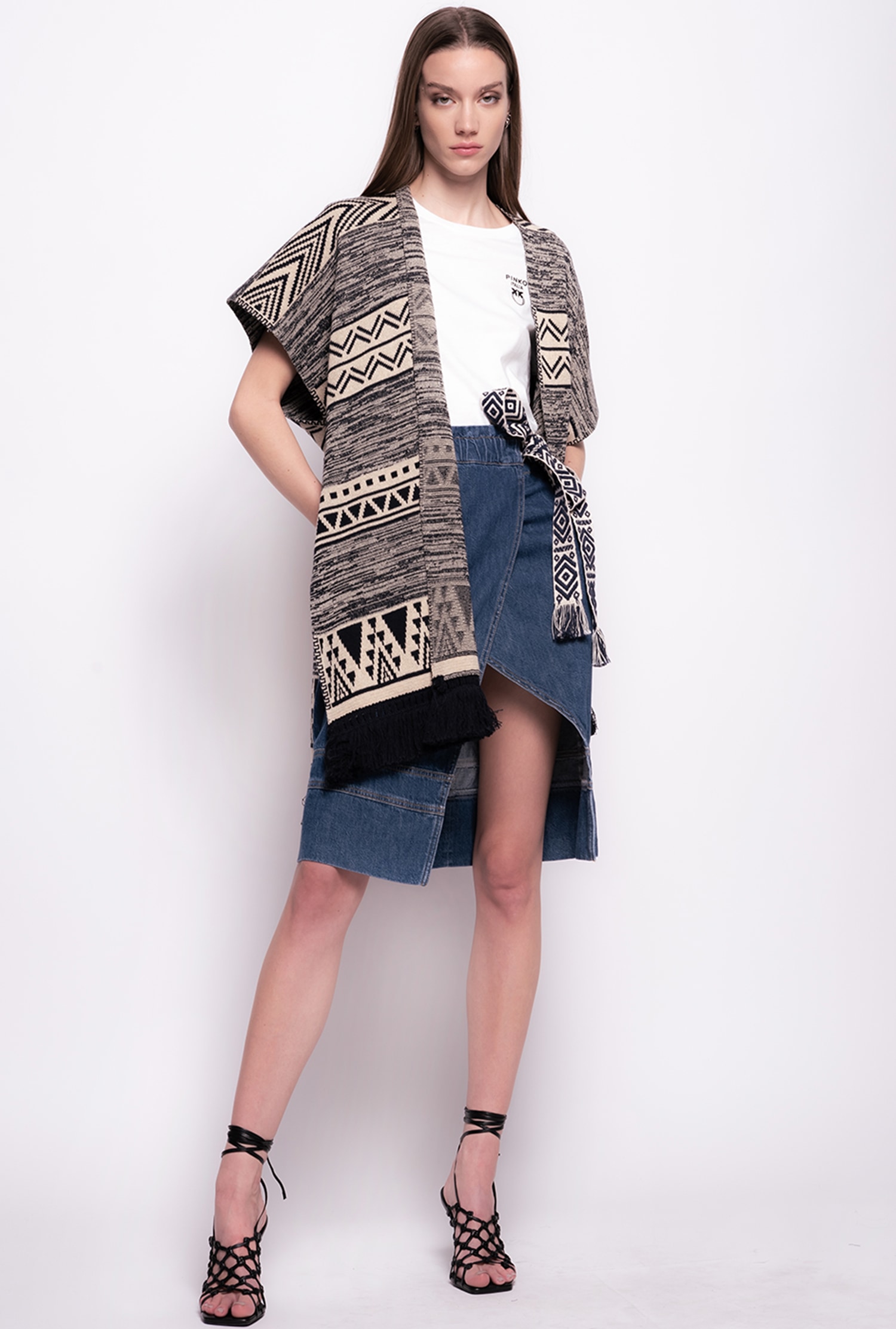 T-shirt with mini Love Birds embroidery