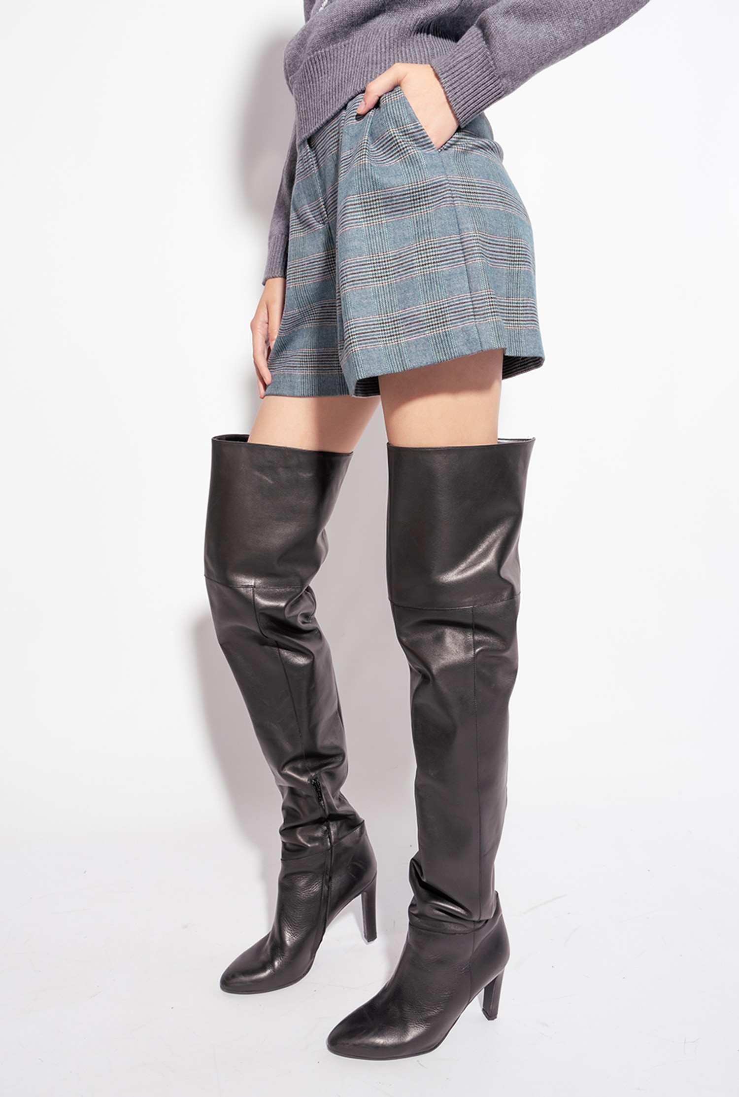 Prince-of-Wales flannel shorts