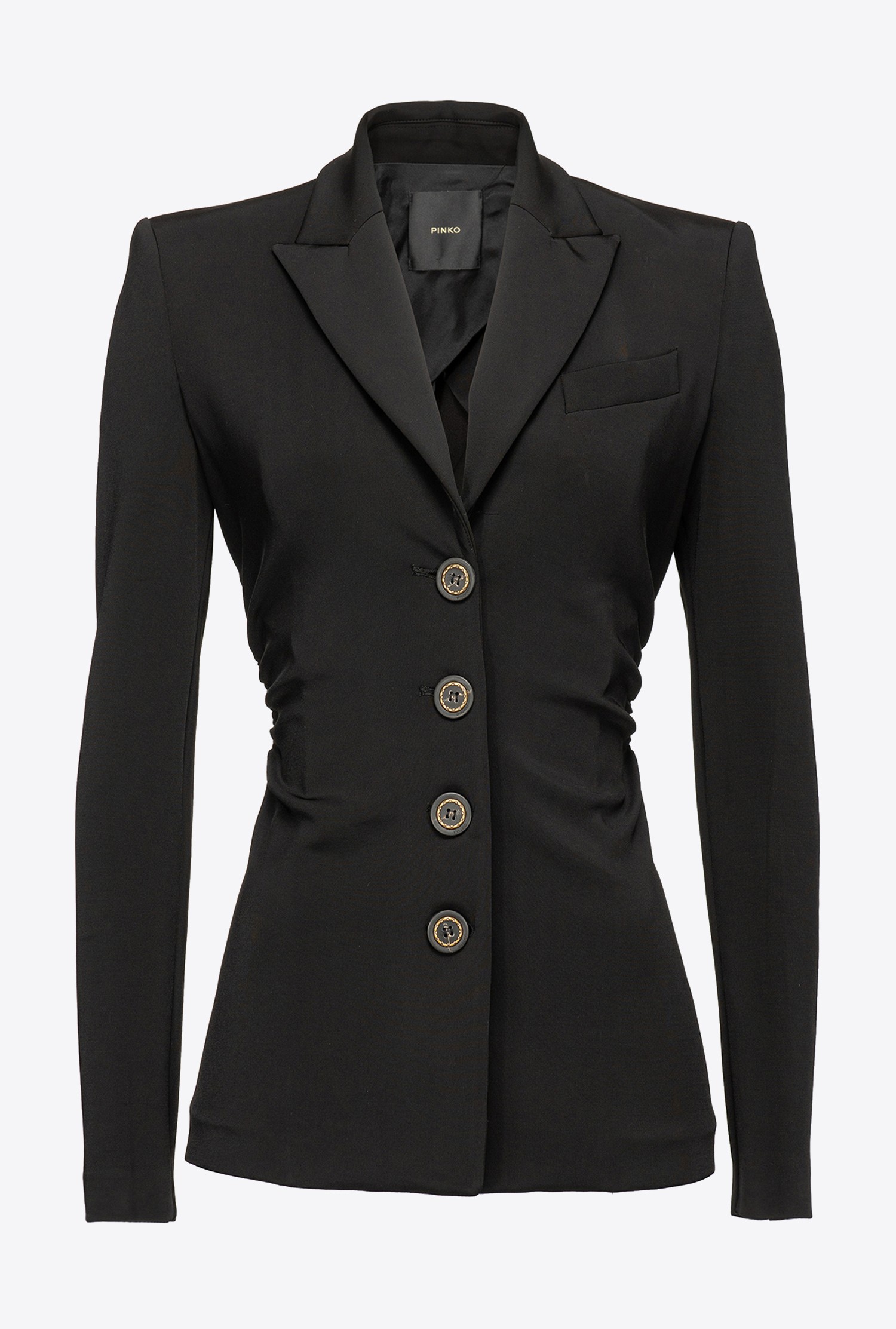 Slim-fit blazer in technical fabric