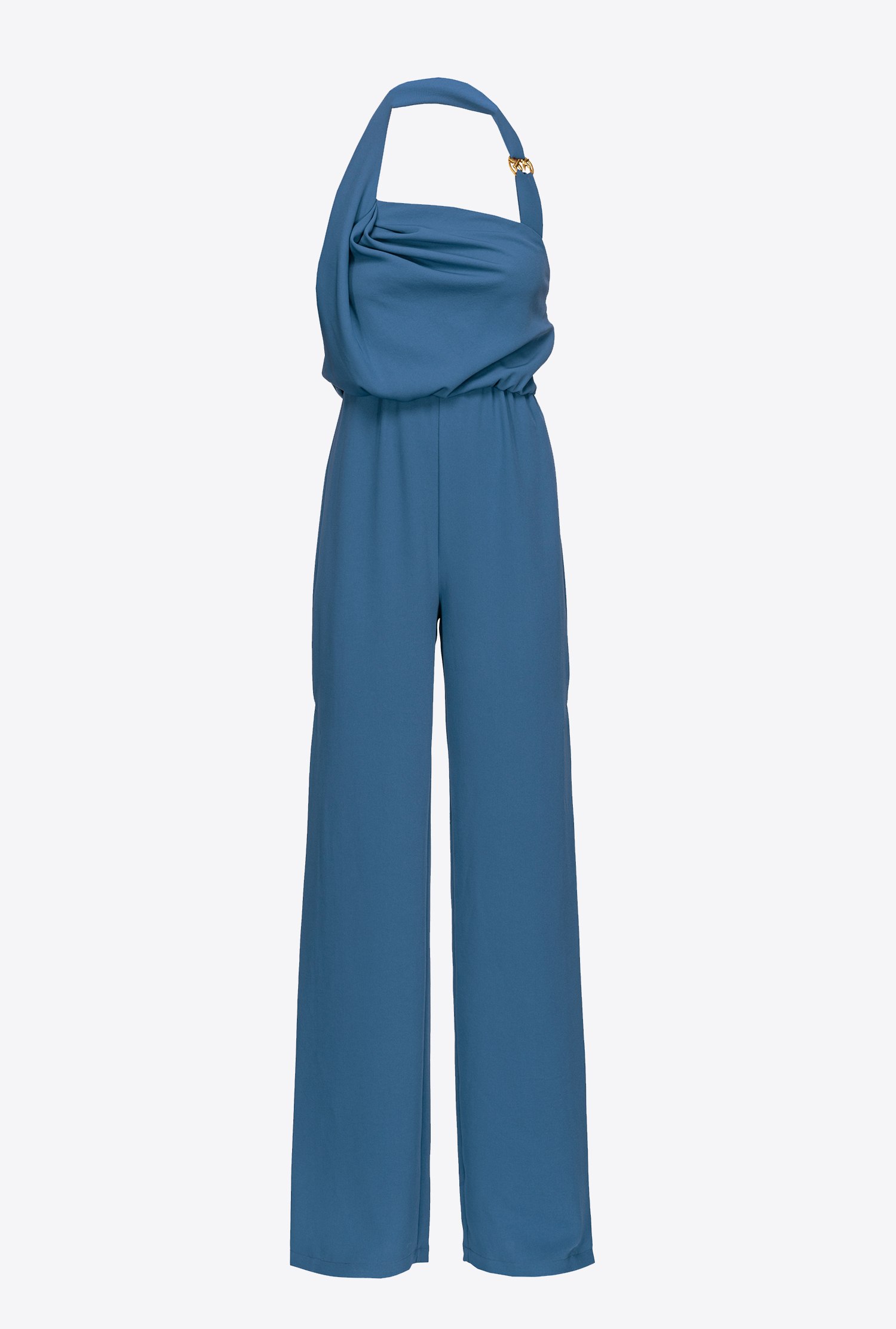 Long jumpsuit with back opening