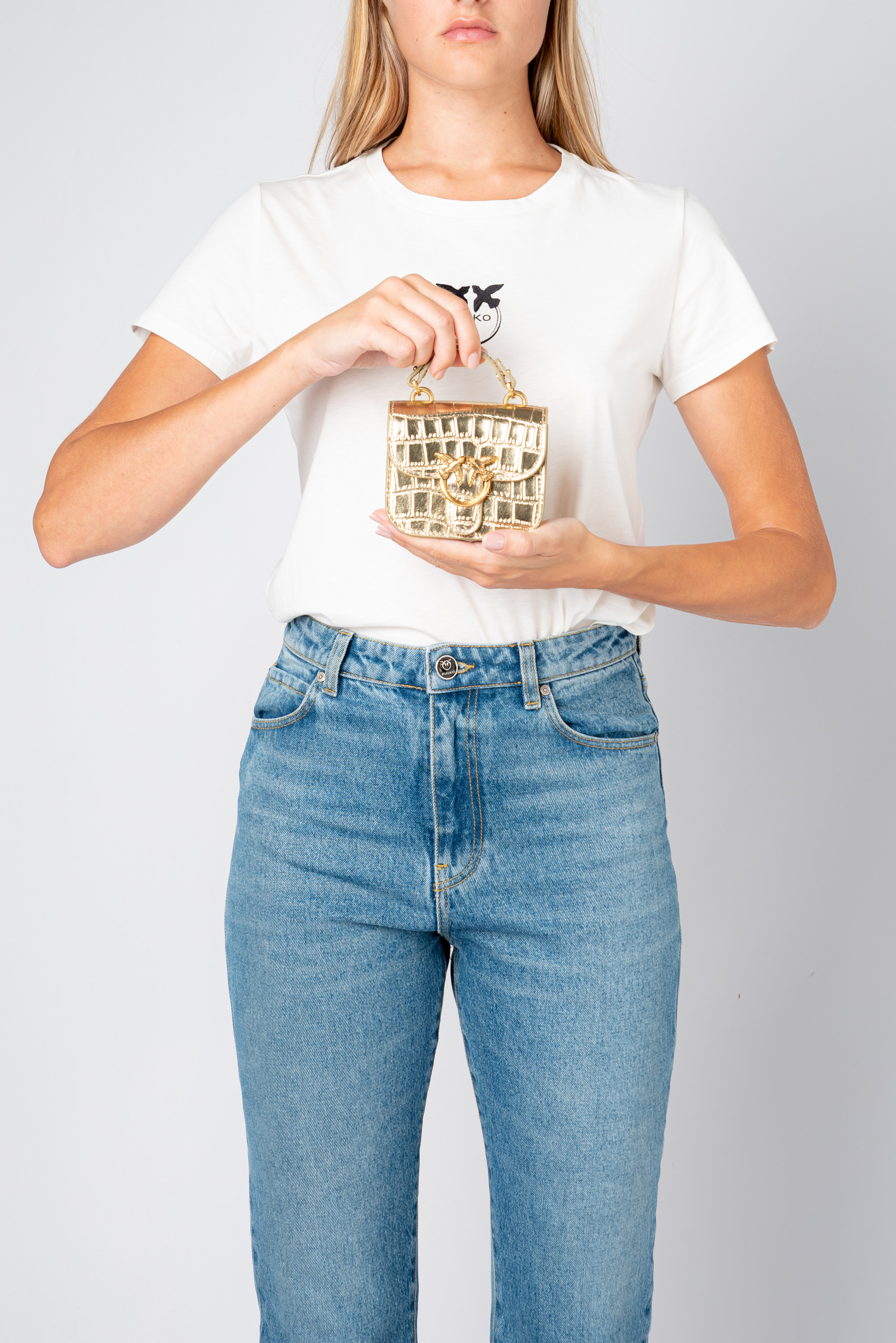 Micro Love Bag Bell Croco