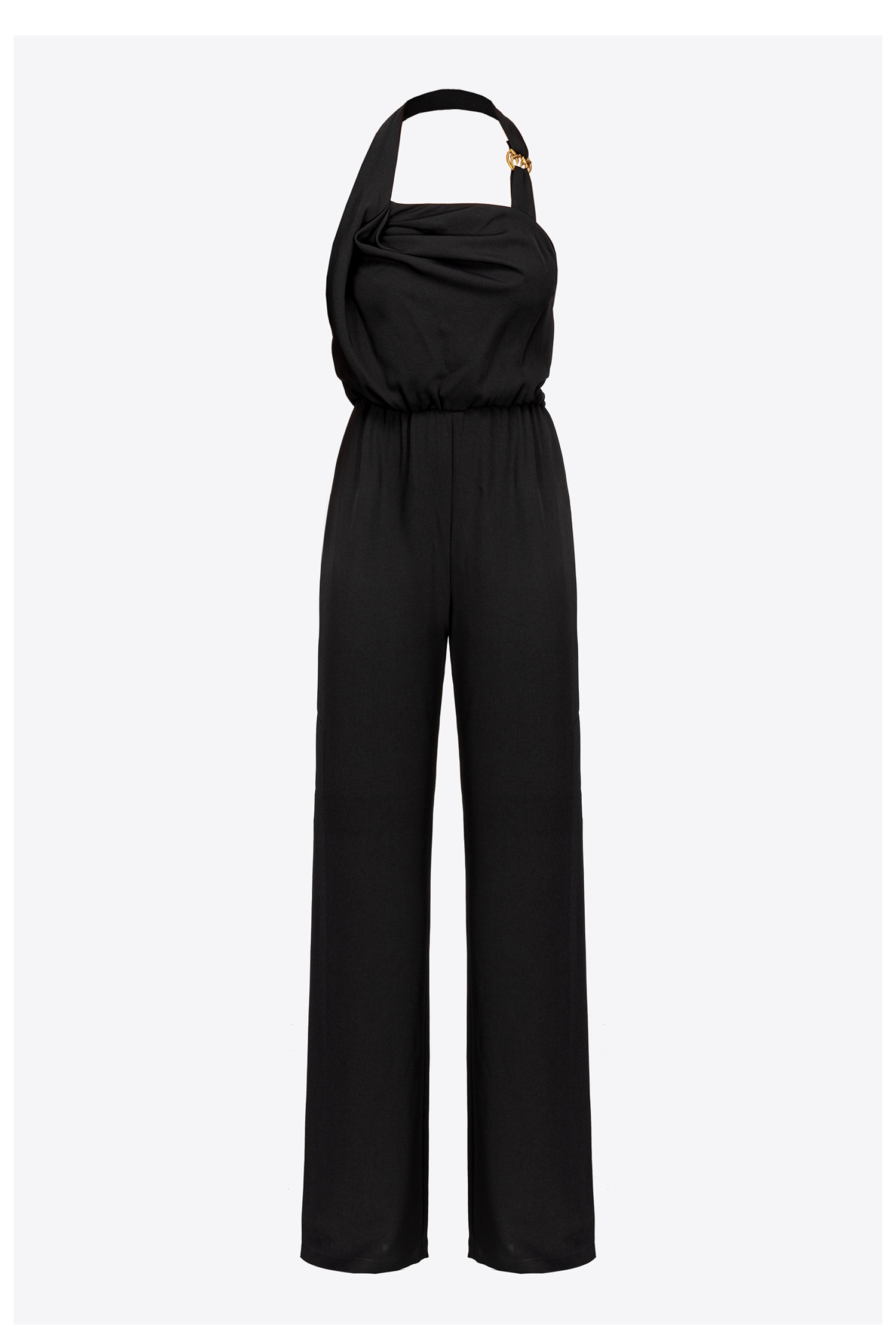 Long jumpsuit with back opening