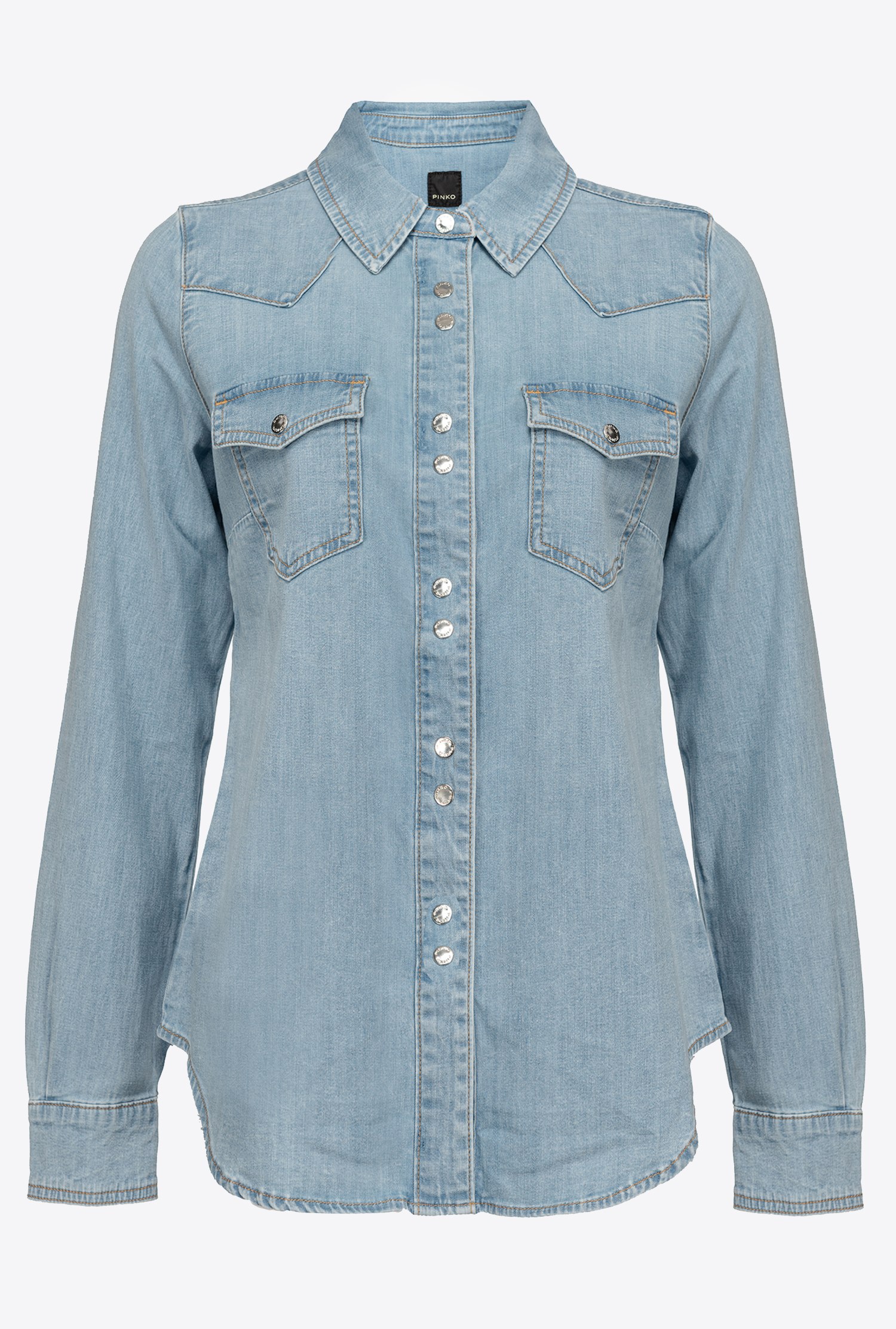 Light twill denim shirt