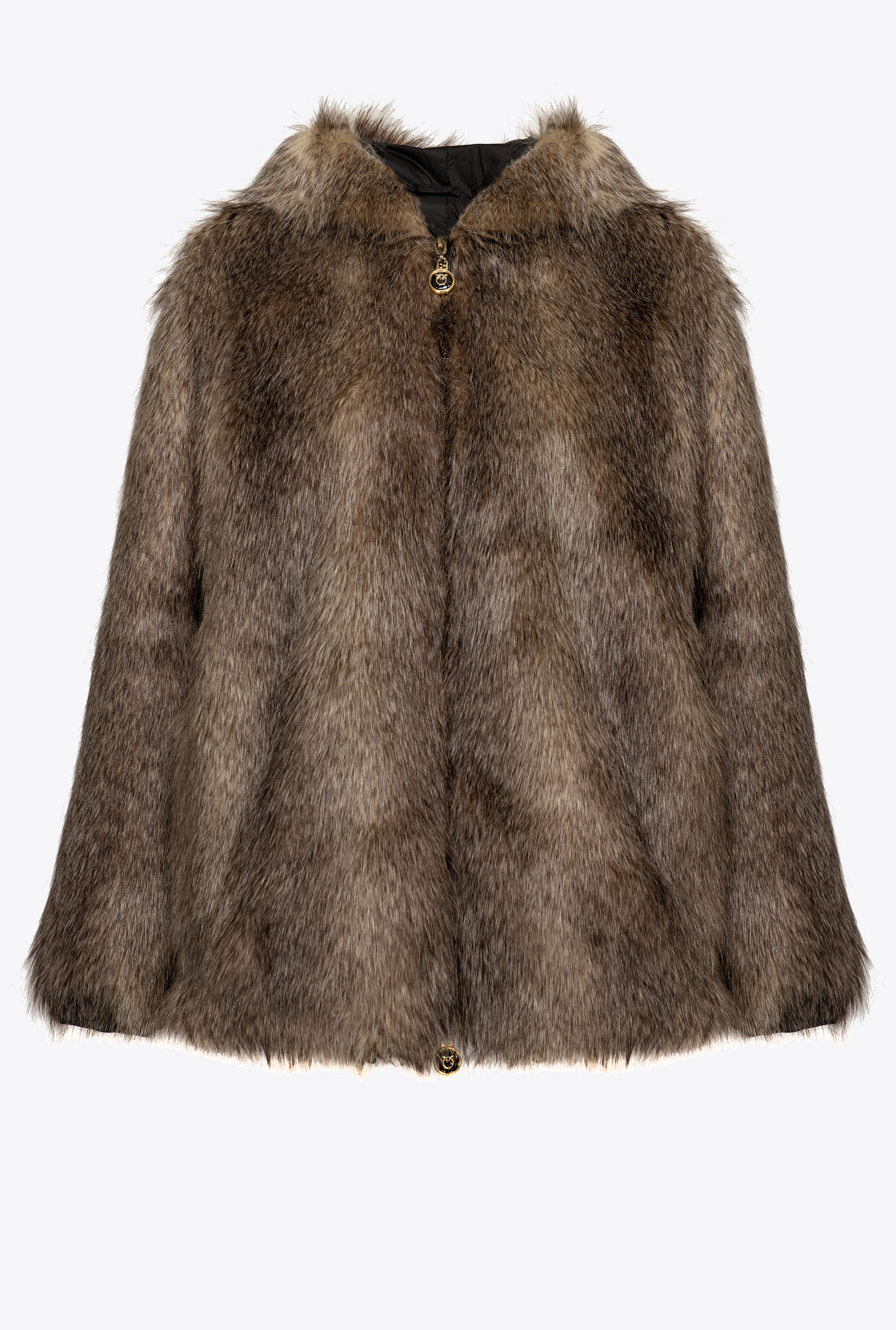 Faux fur bomber jacket