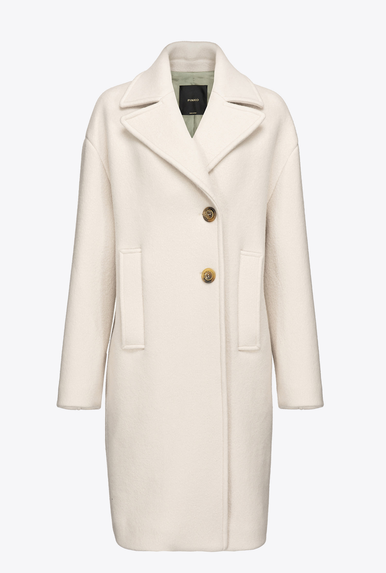 Washed cloth cocoon coat