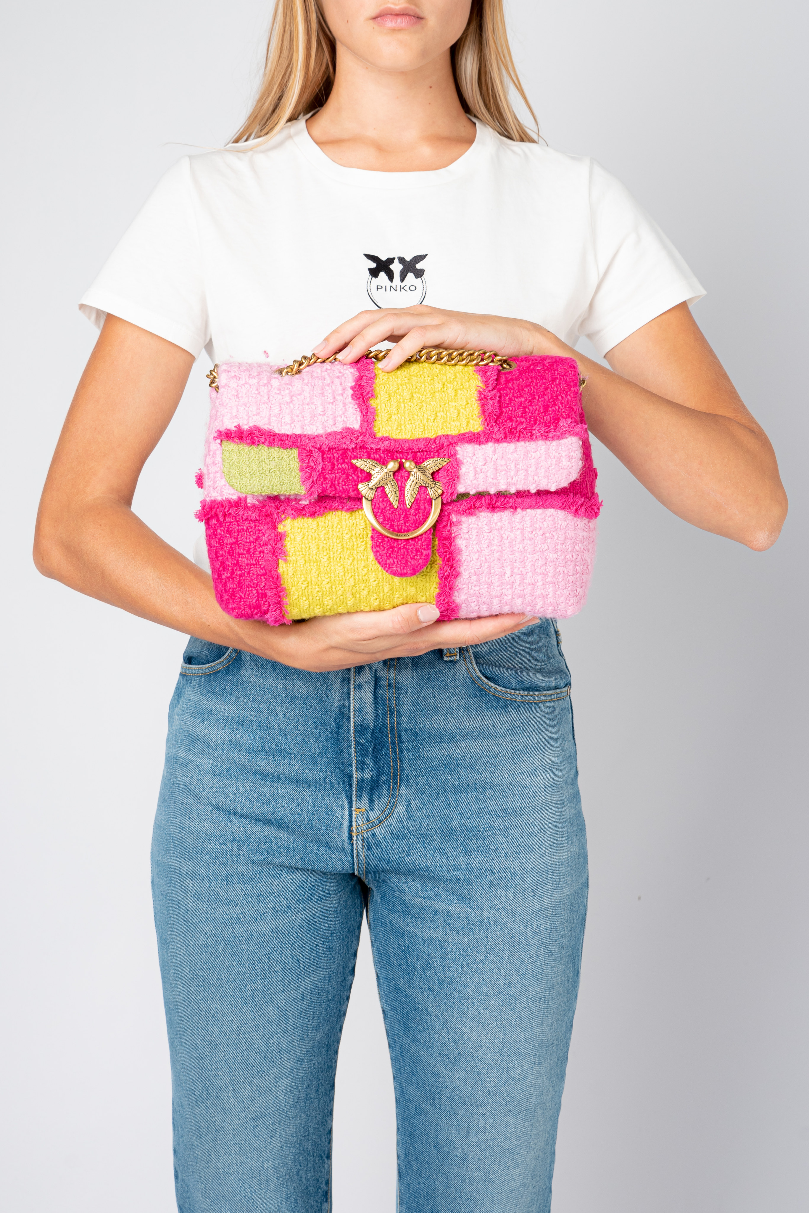 Classic Love Bag Puff Patchwork
