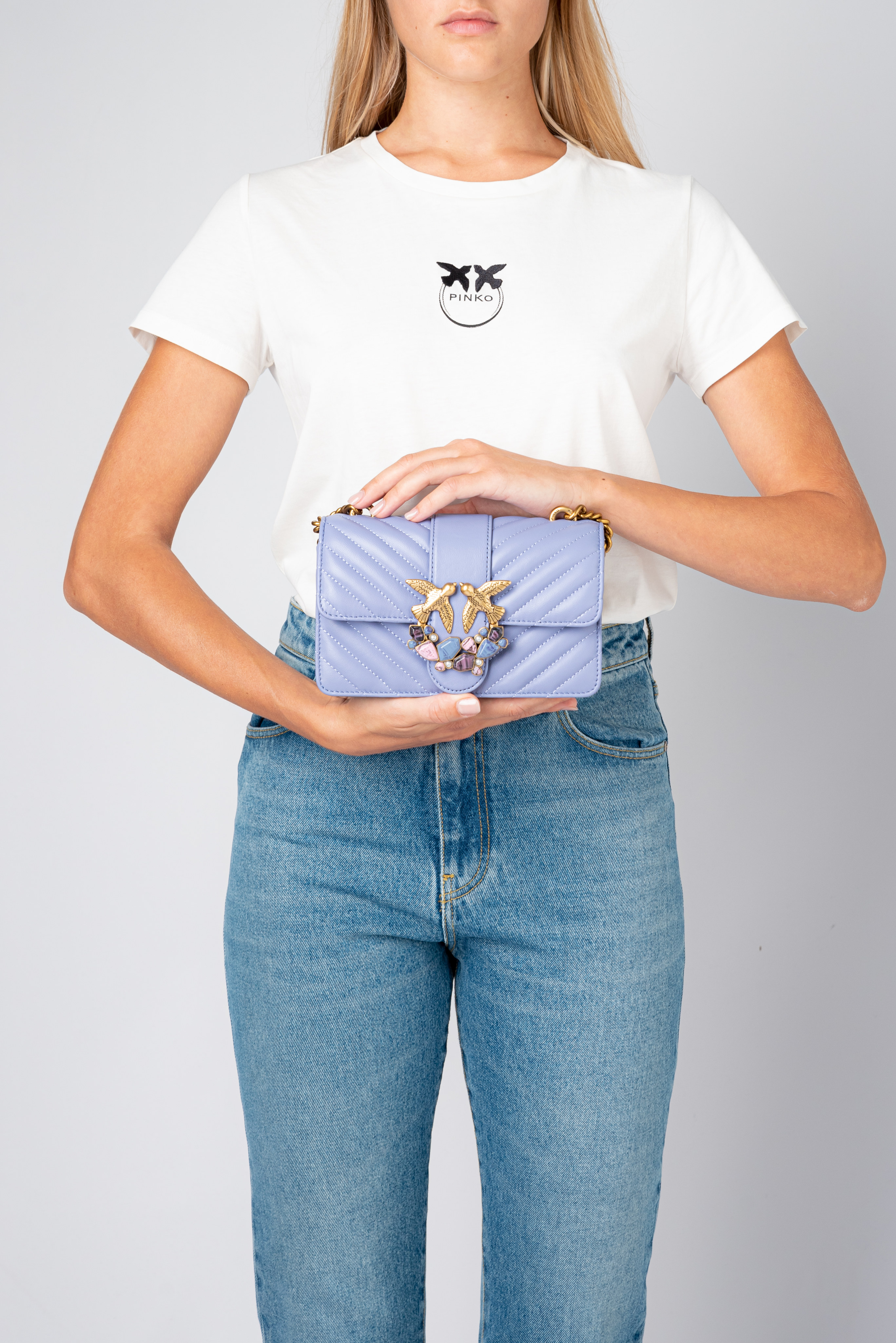 Mini Love Bag Icon Chevron Jewel