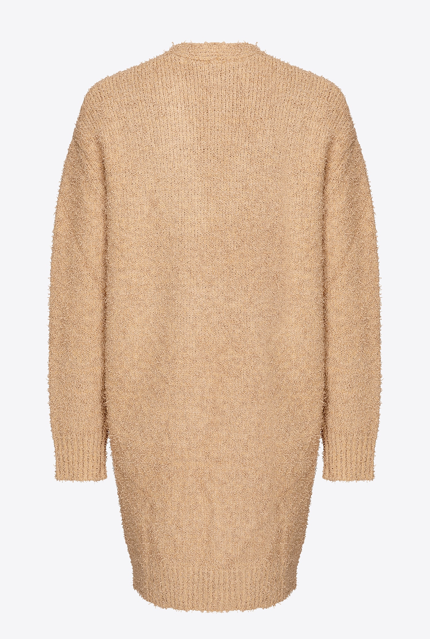 Cardigan with logo hook