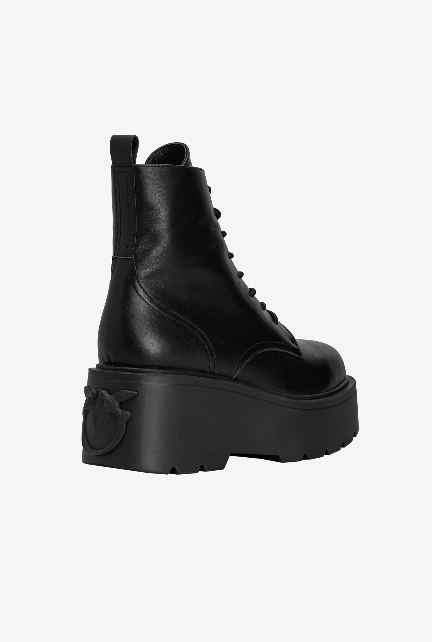 Platform combat boots