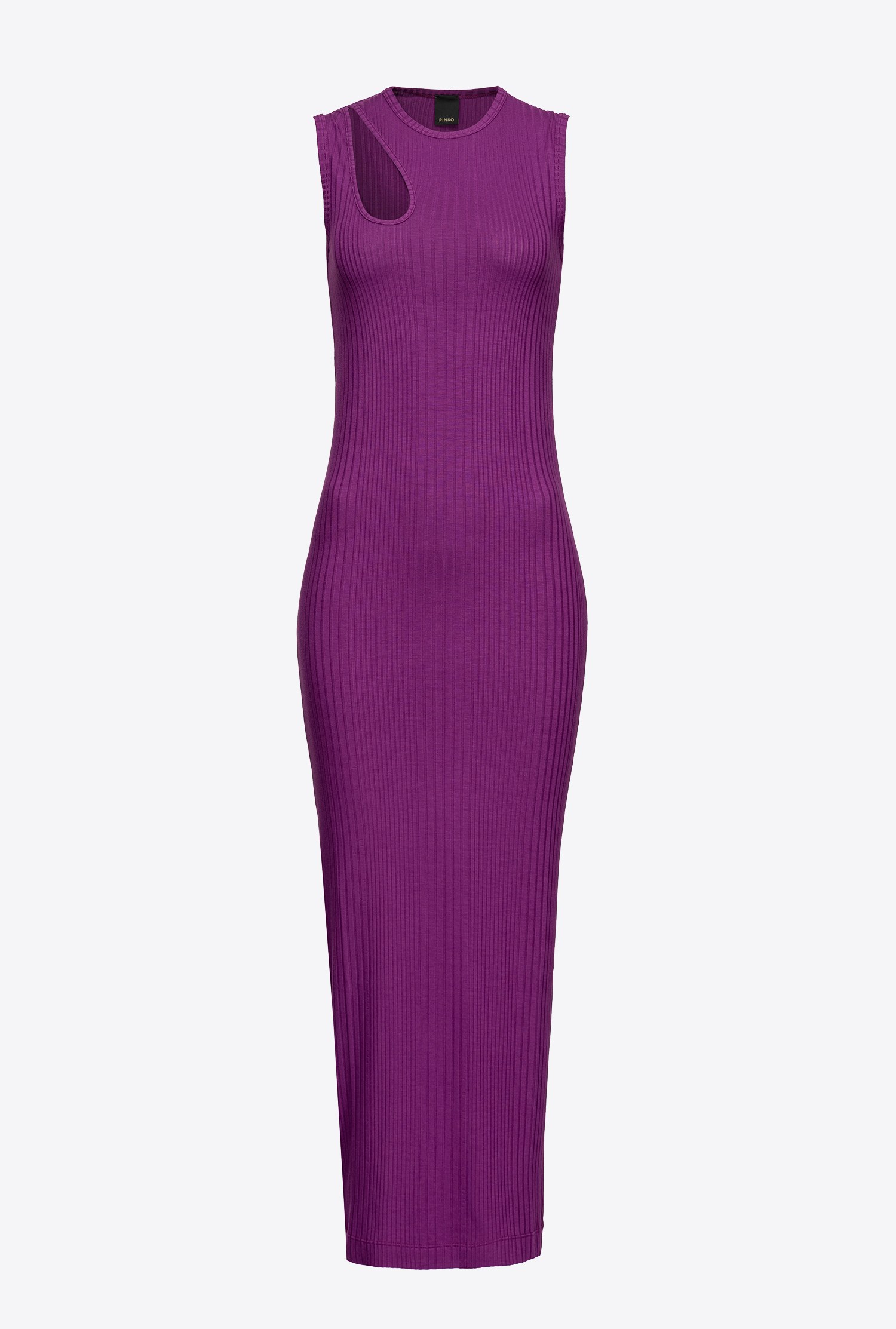 Knit dress with cut-out detail