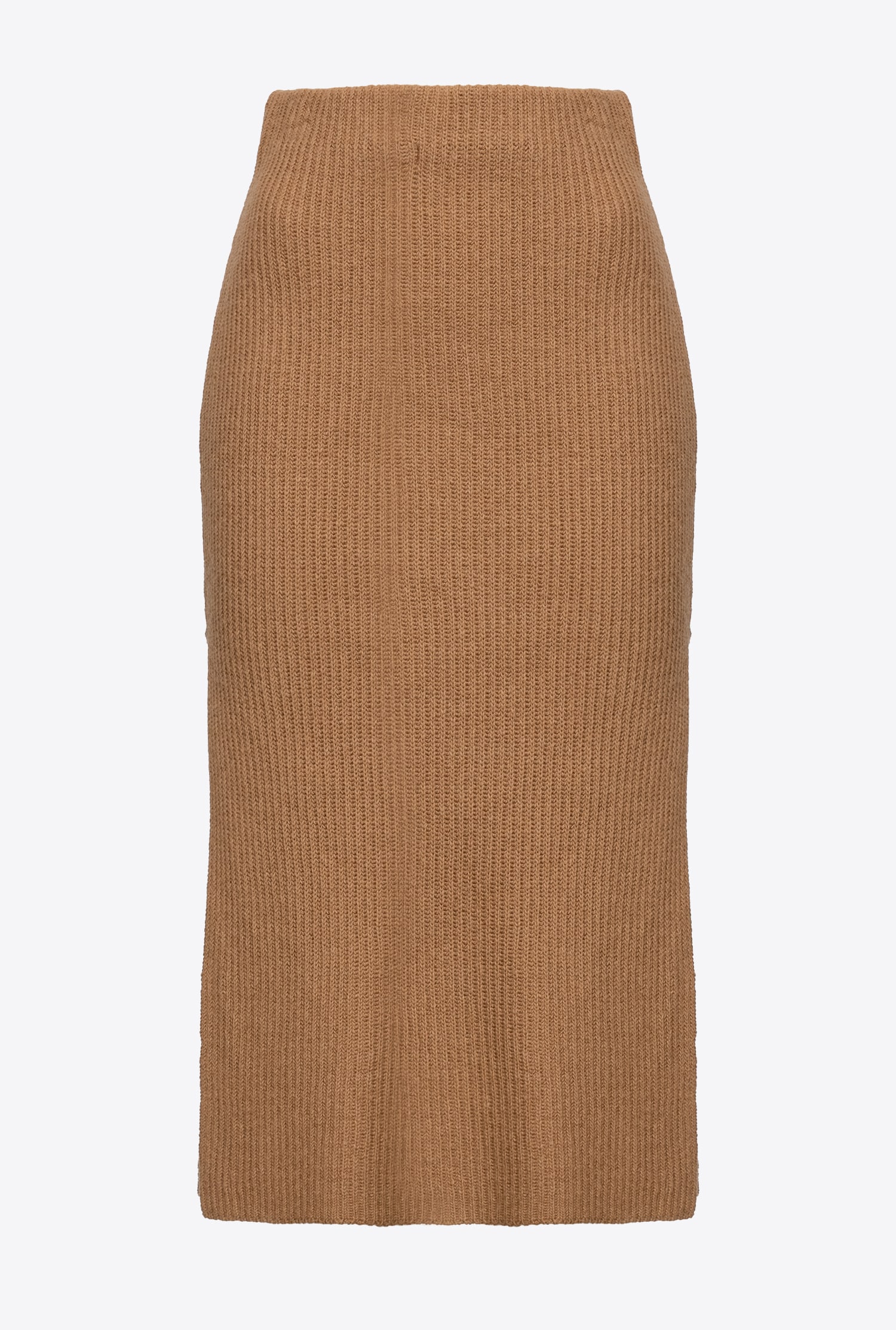 Ribbed knit skirt