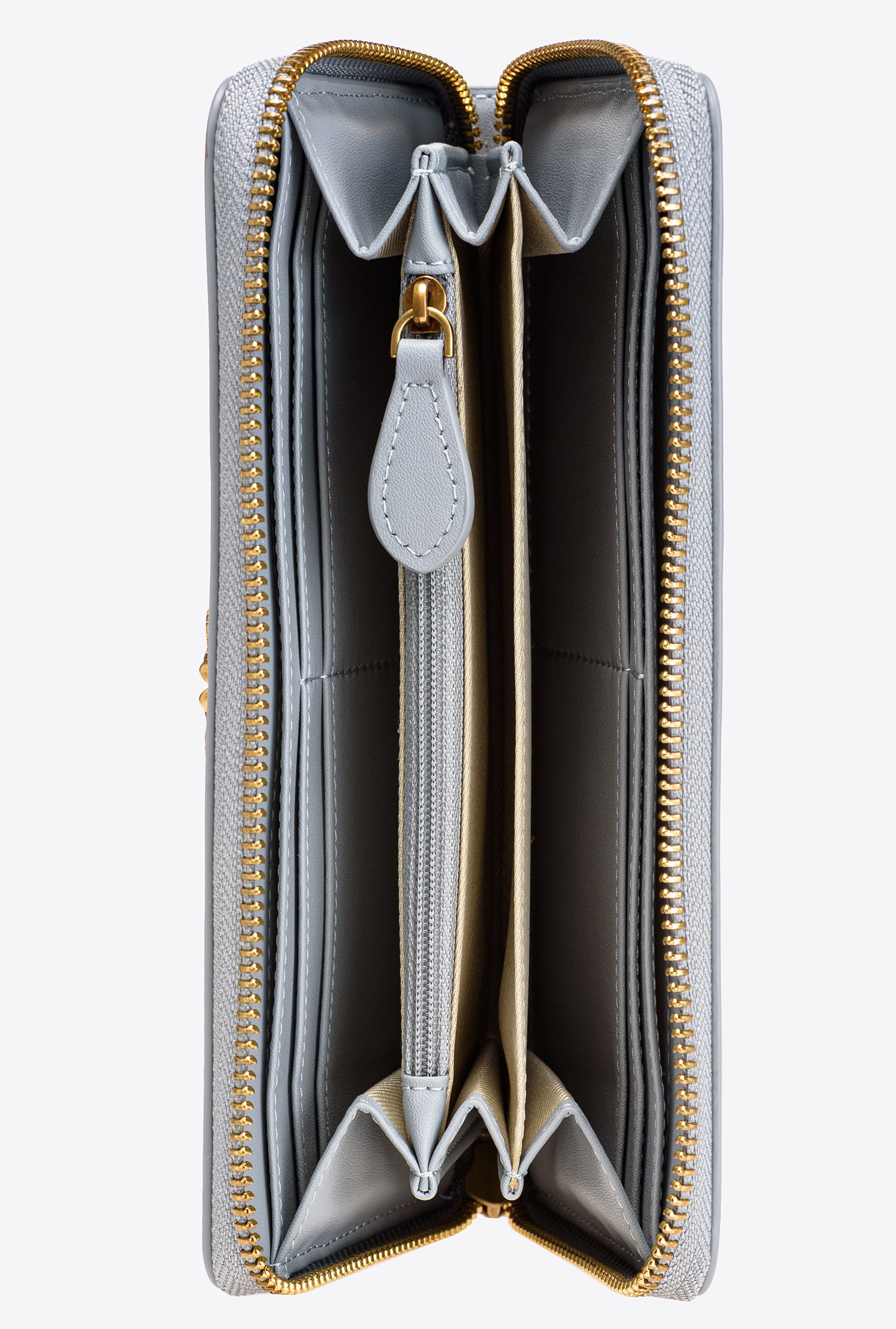 Zip-around leather purse