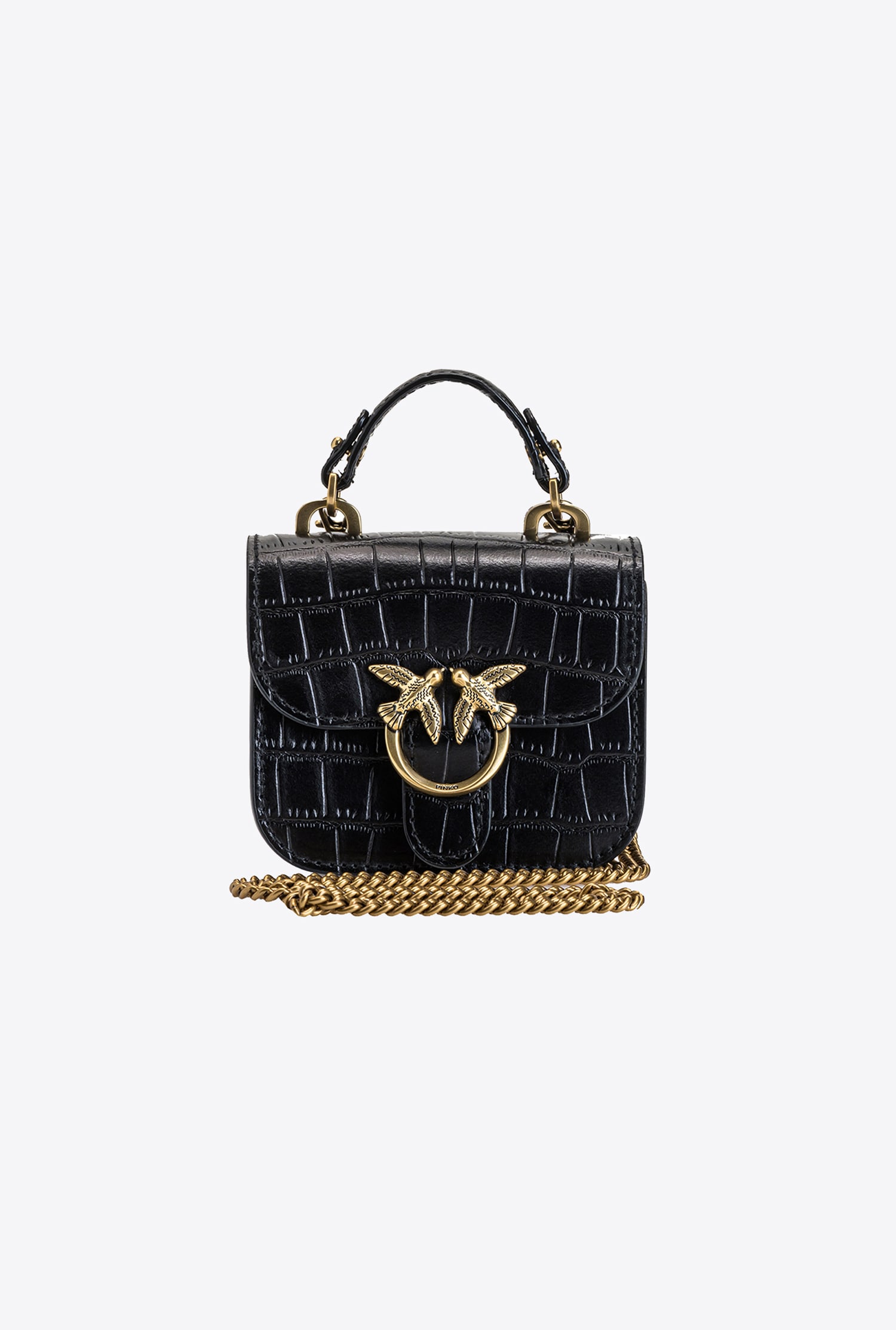 Micro Love Bag Bell Croco