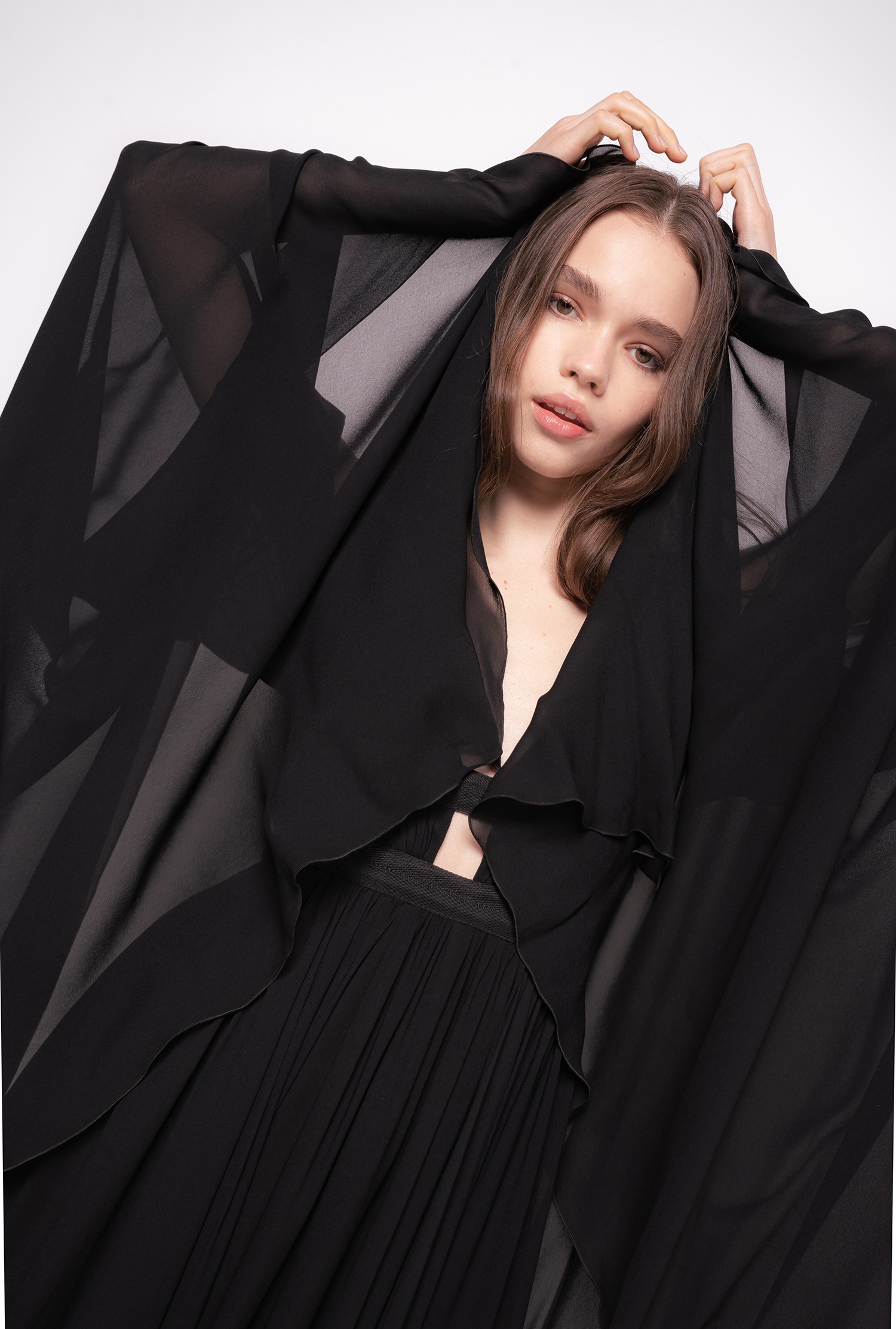 Off-the-shoulder midi dress