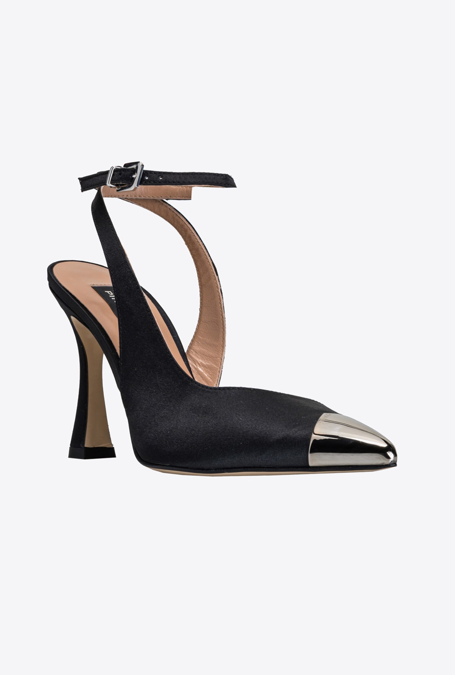 Pumps with metal toe