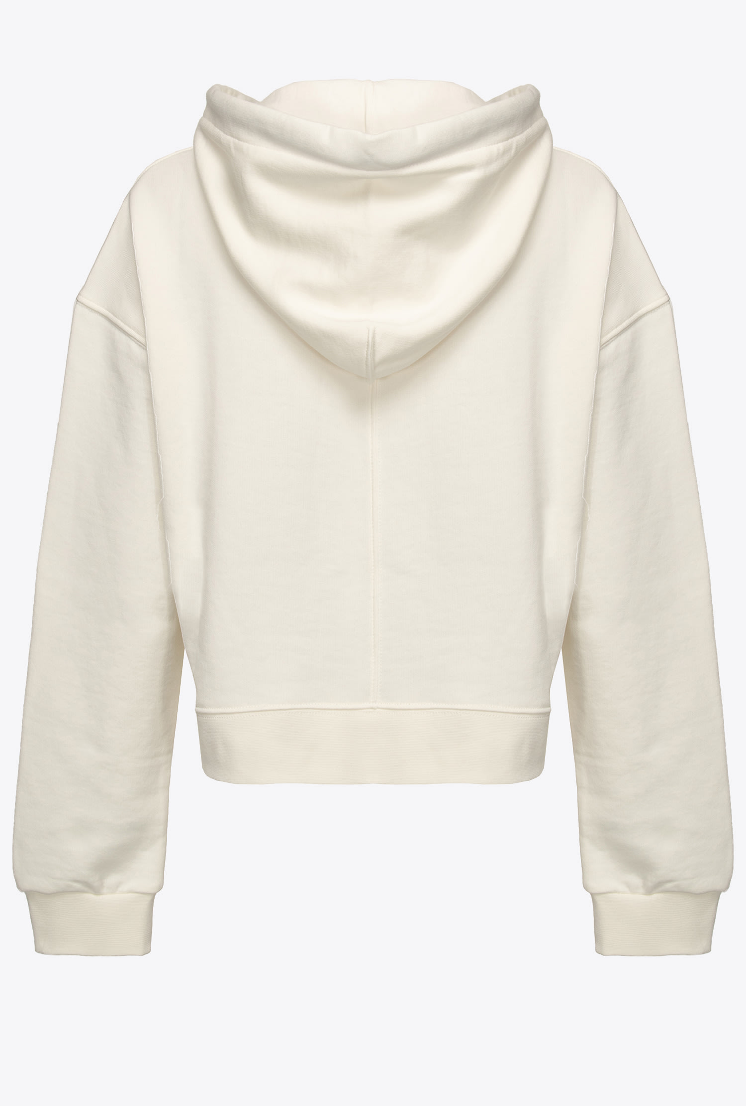 Cropped sweatshirt with embroidery