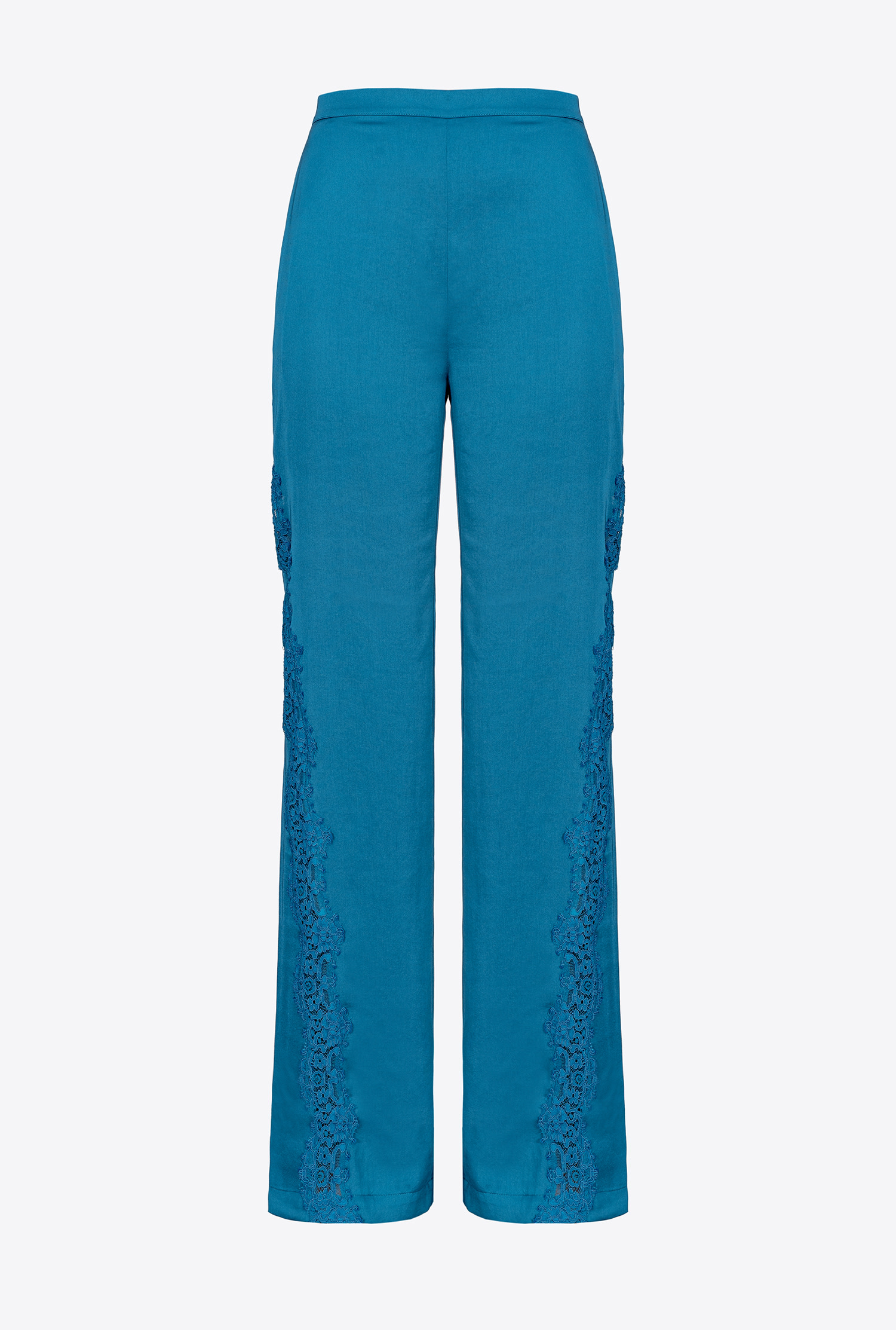 Satin and lace trousers