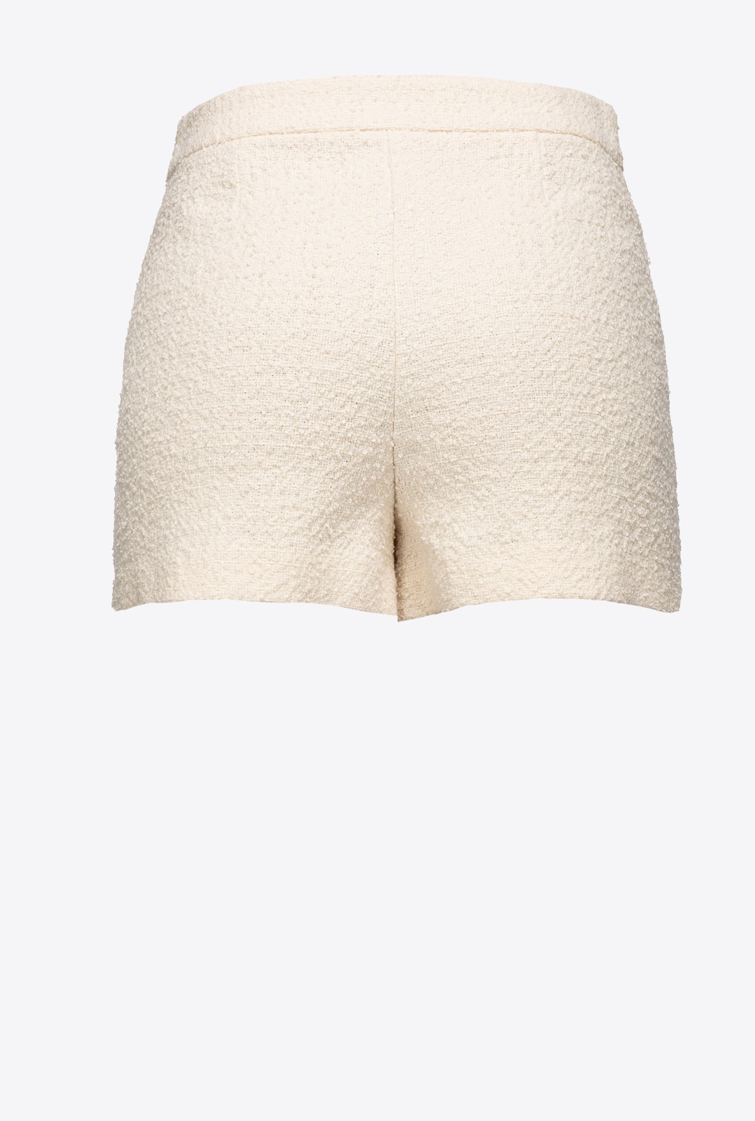 Basketweave bouclé shorts