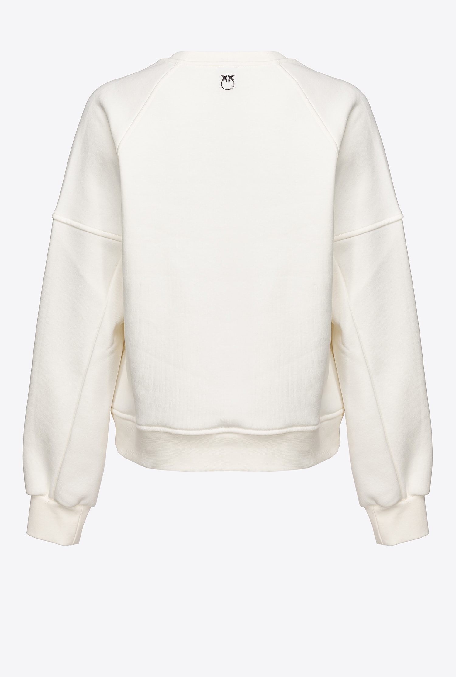 Sweatshirt with shiny fringing