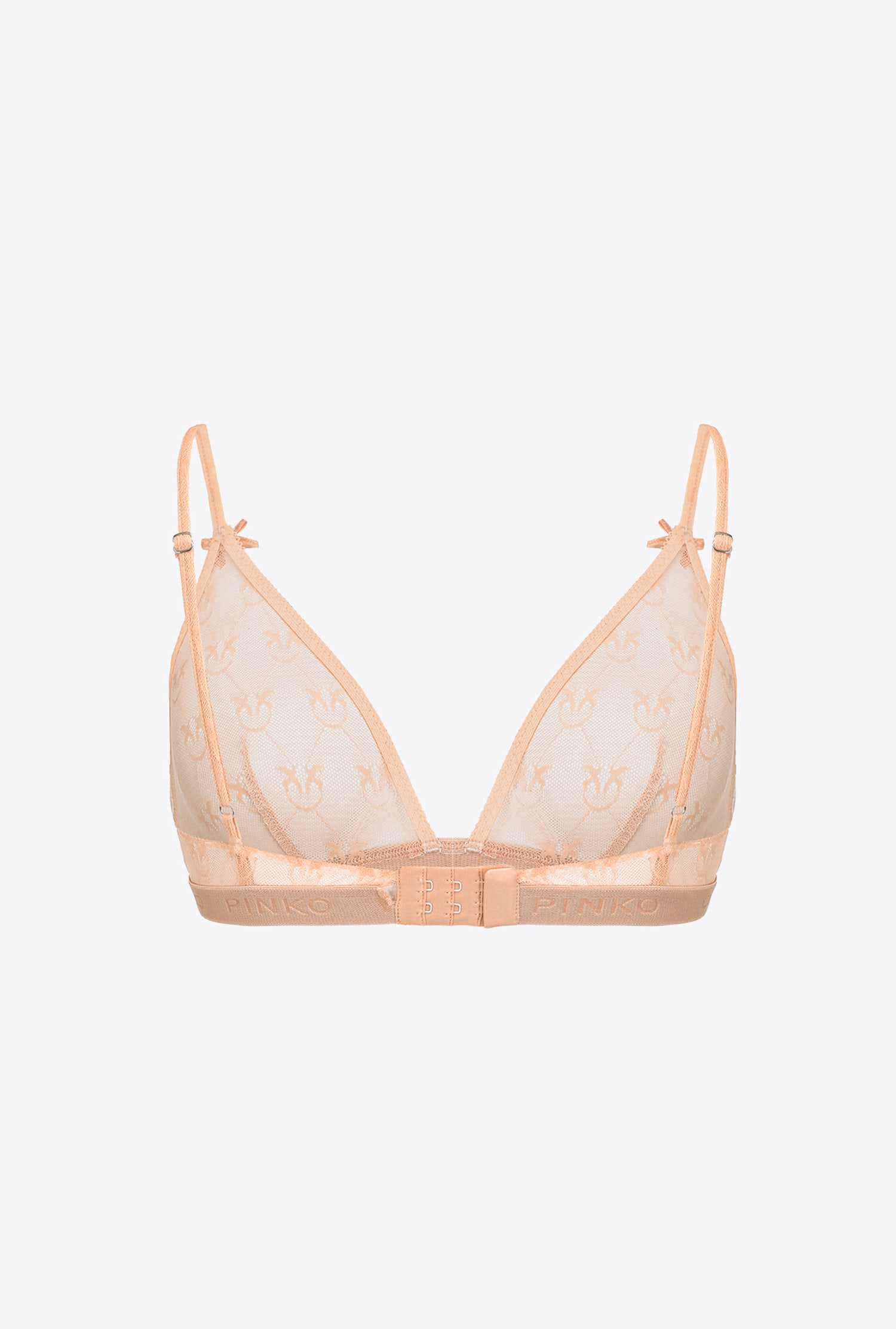 Lace triangle bra
