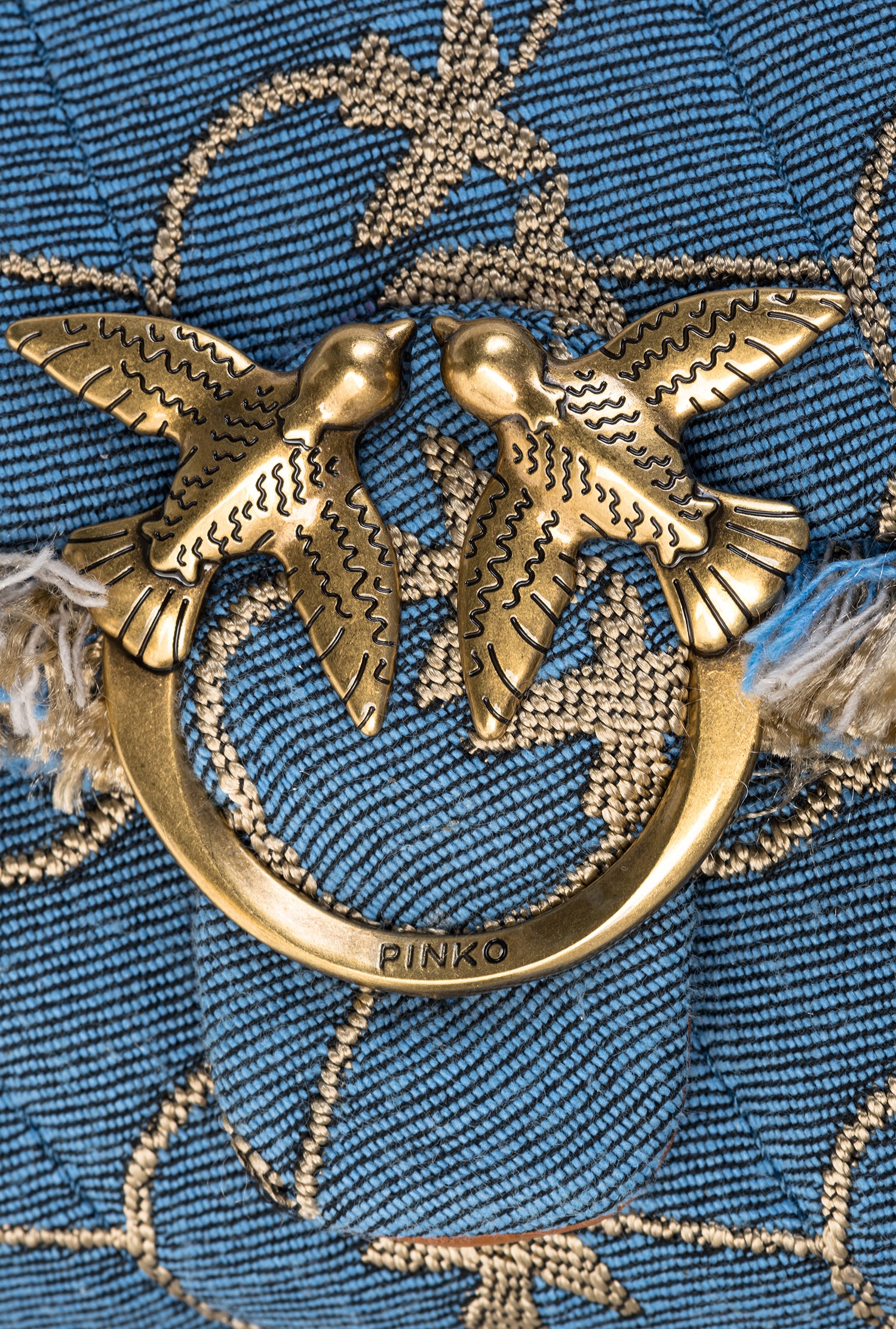 Baby Love Bag Puff Denim Logo