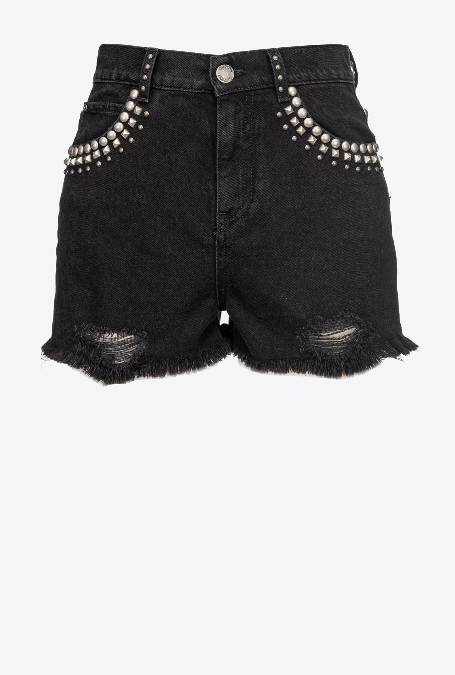 Bull cotton shorts with studs