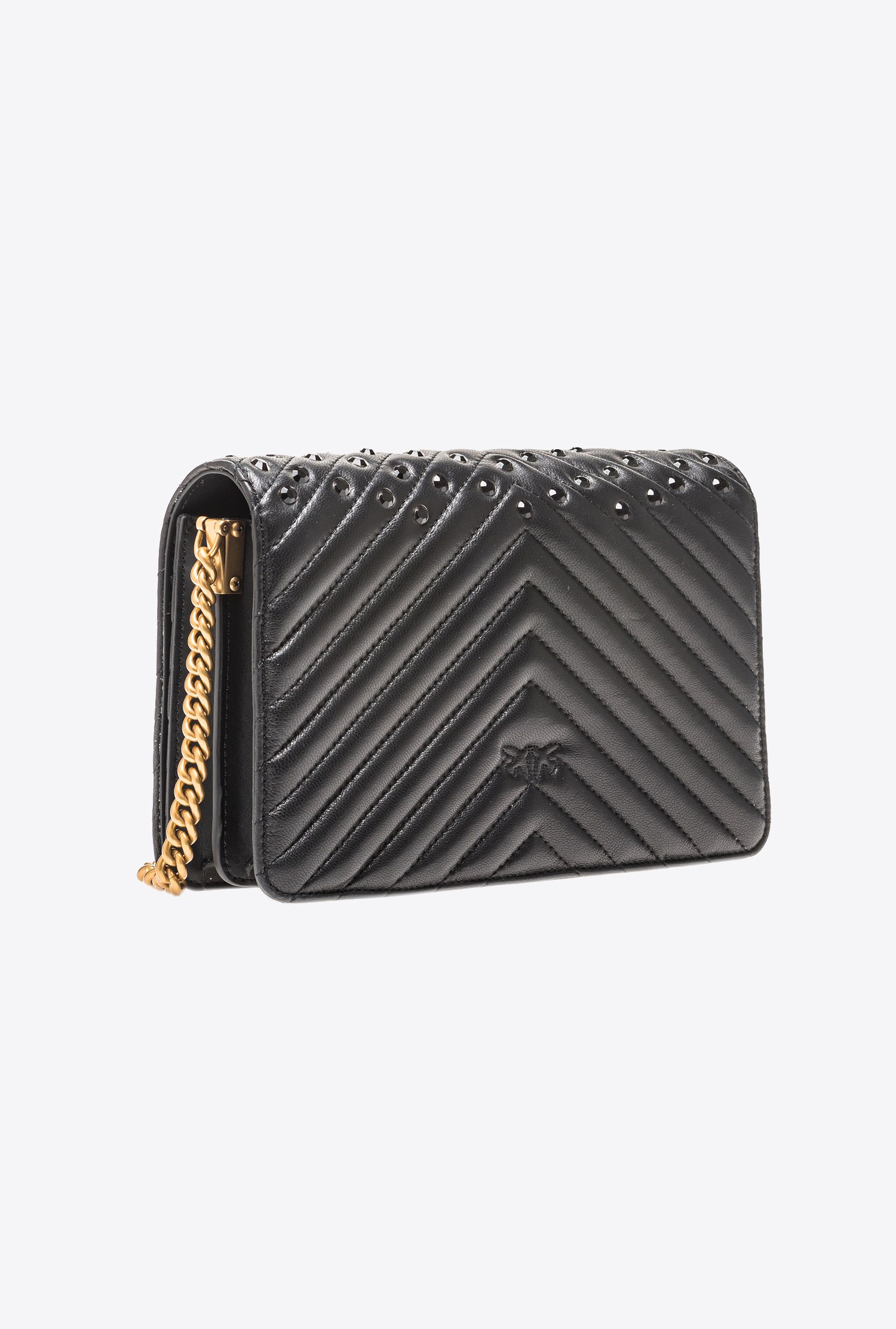 Classic Love Bag Click Chevron with rhinestones