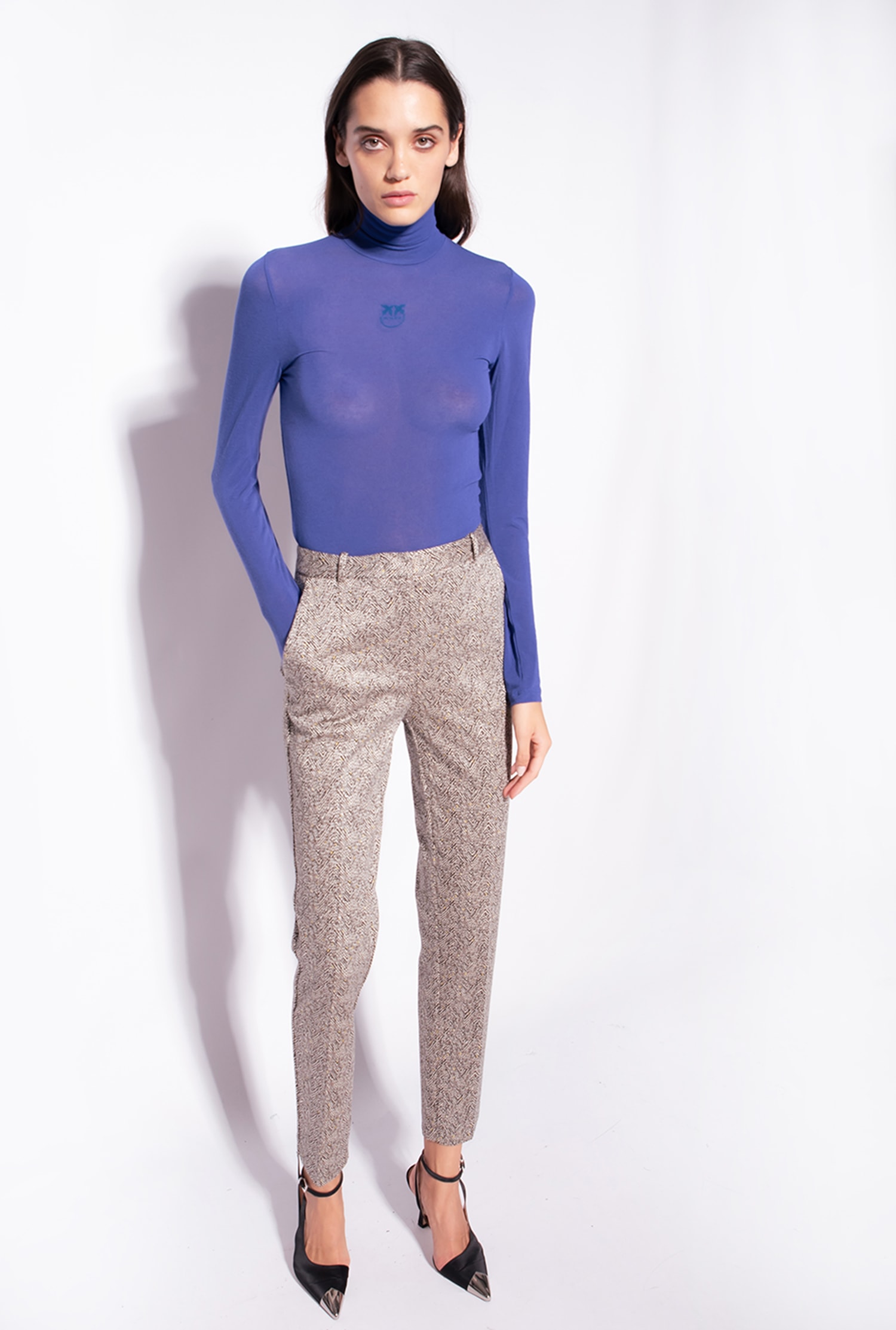 Cashmere-blend turtleneck sweater