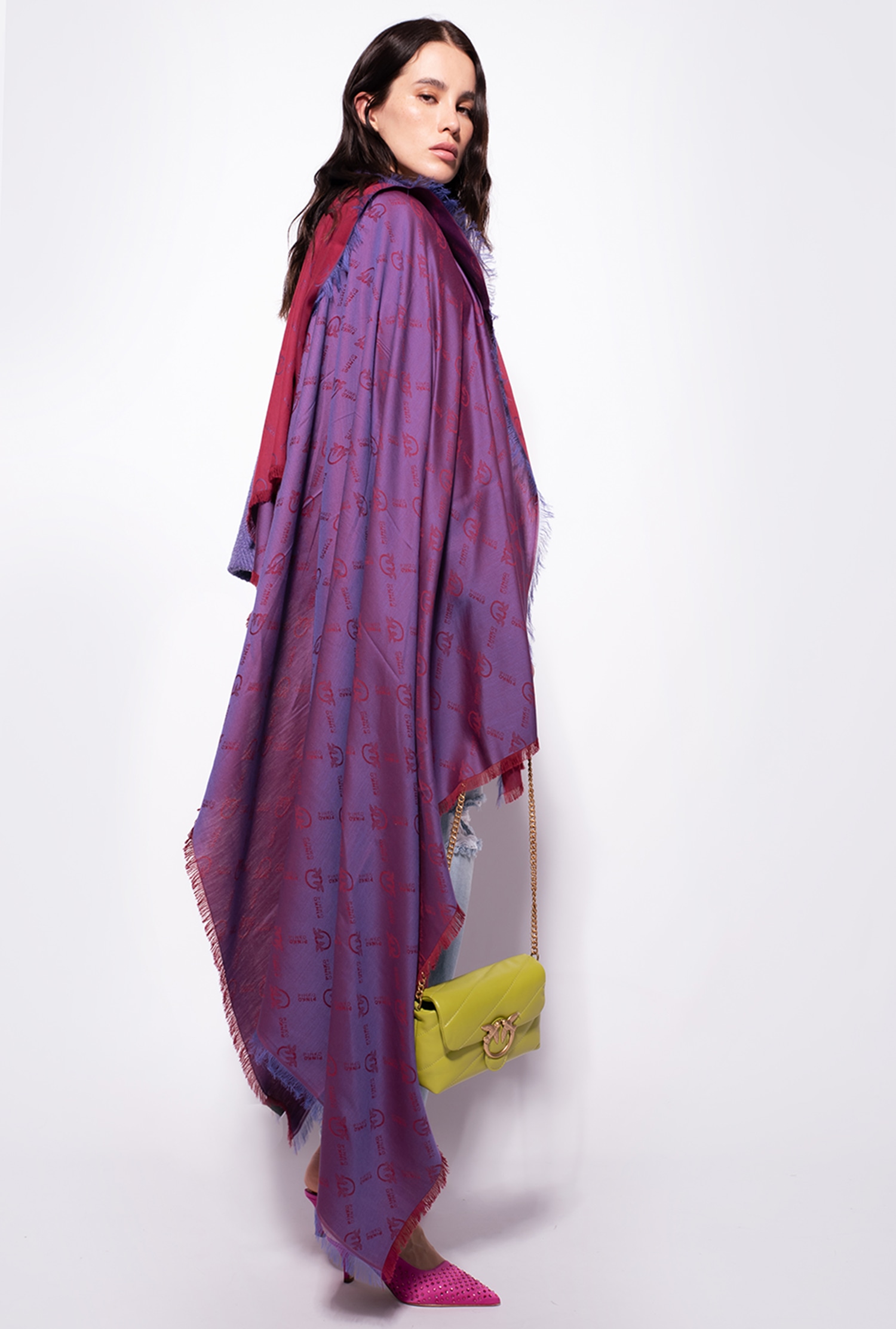 Large Monogram scarf