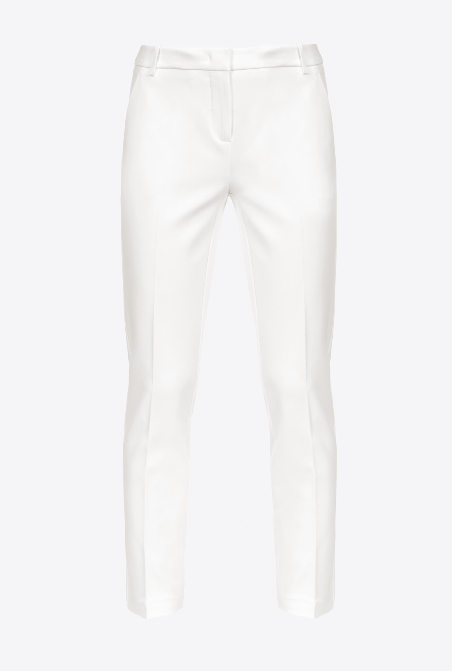 Milano-knit cigarette trousers