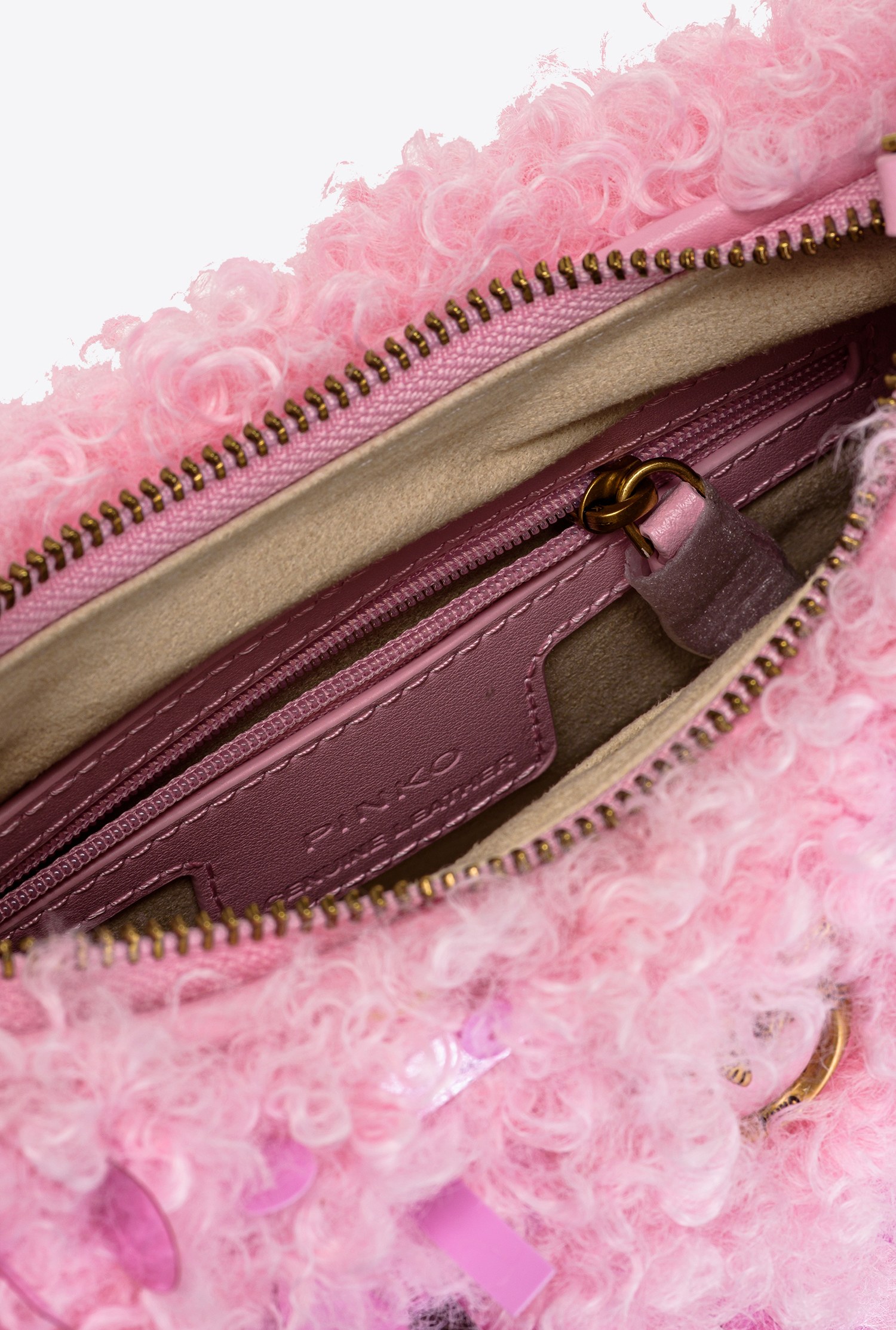 Mini Half Moon Bag Neon Curls