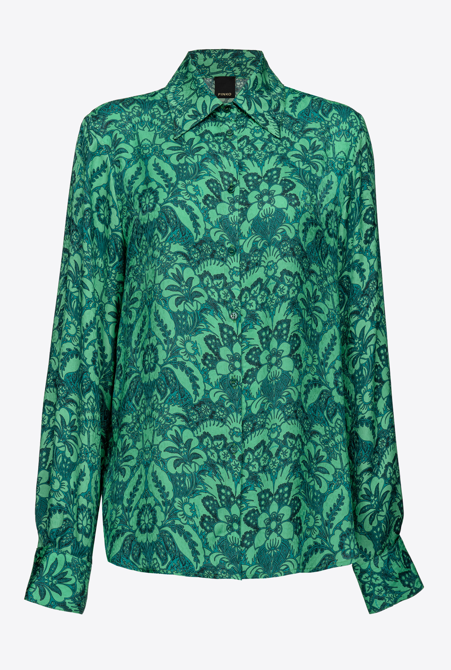 Floral jacquard shirt