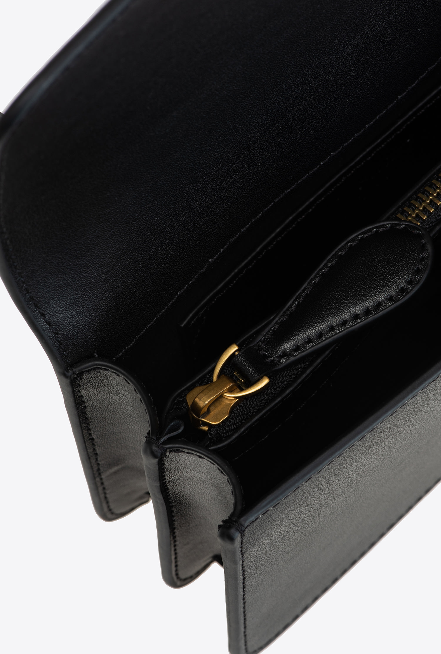 Mini Love Bag Icon with faux fur shoulder strap