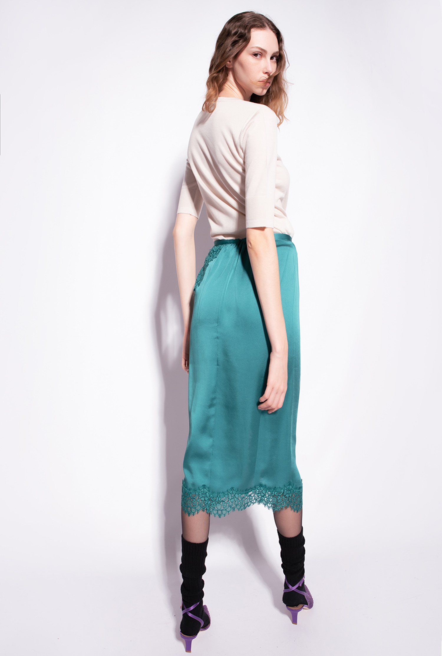 Colour-block sweater