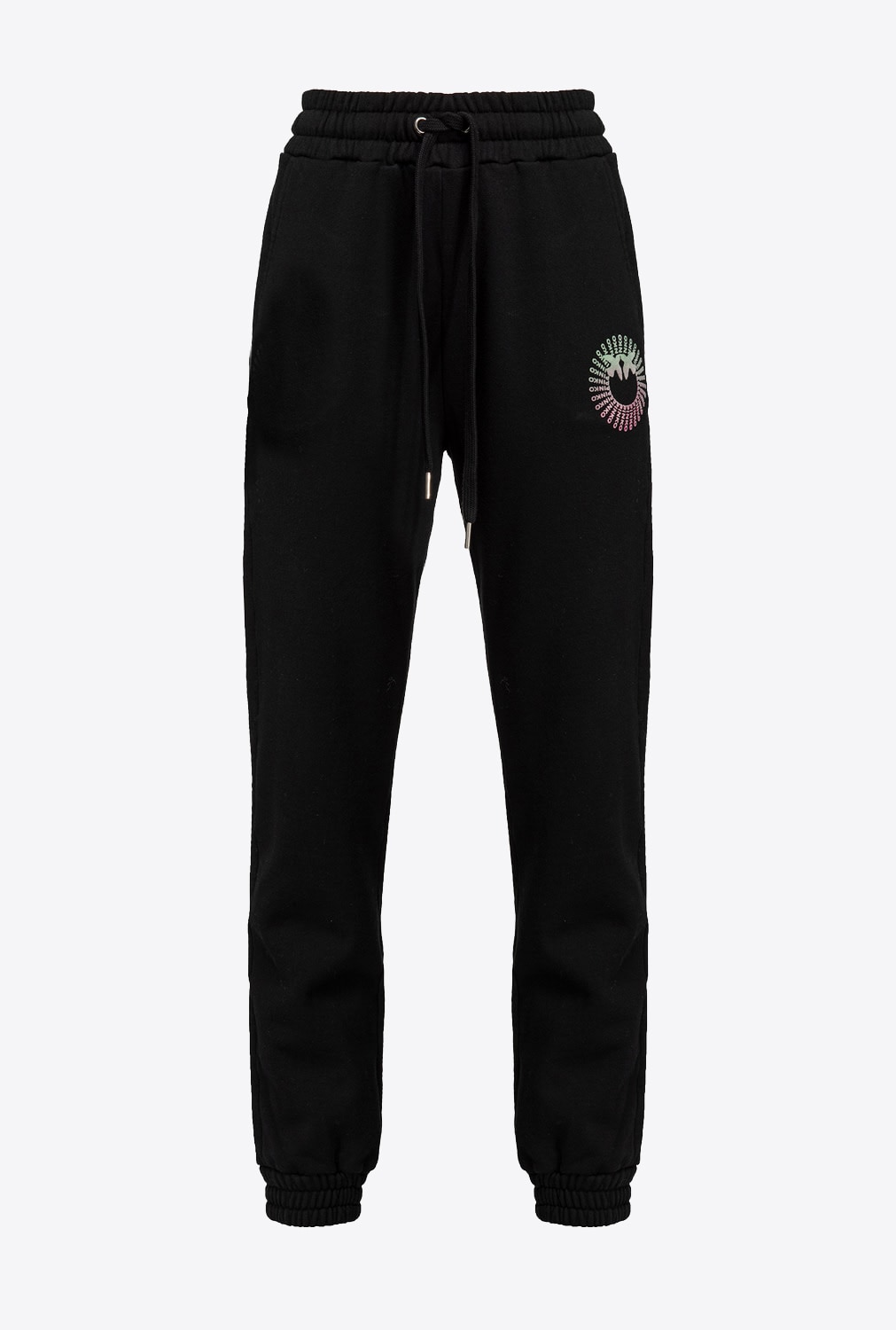 Joggers with multicoloured logo