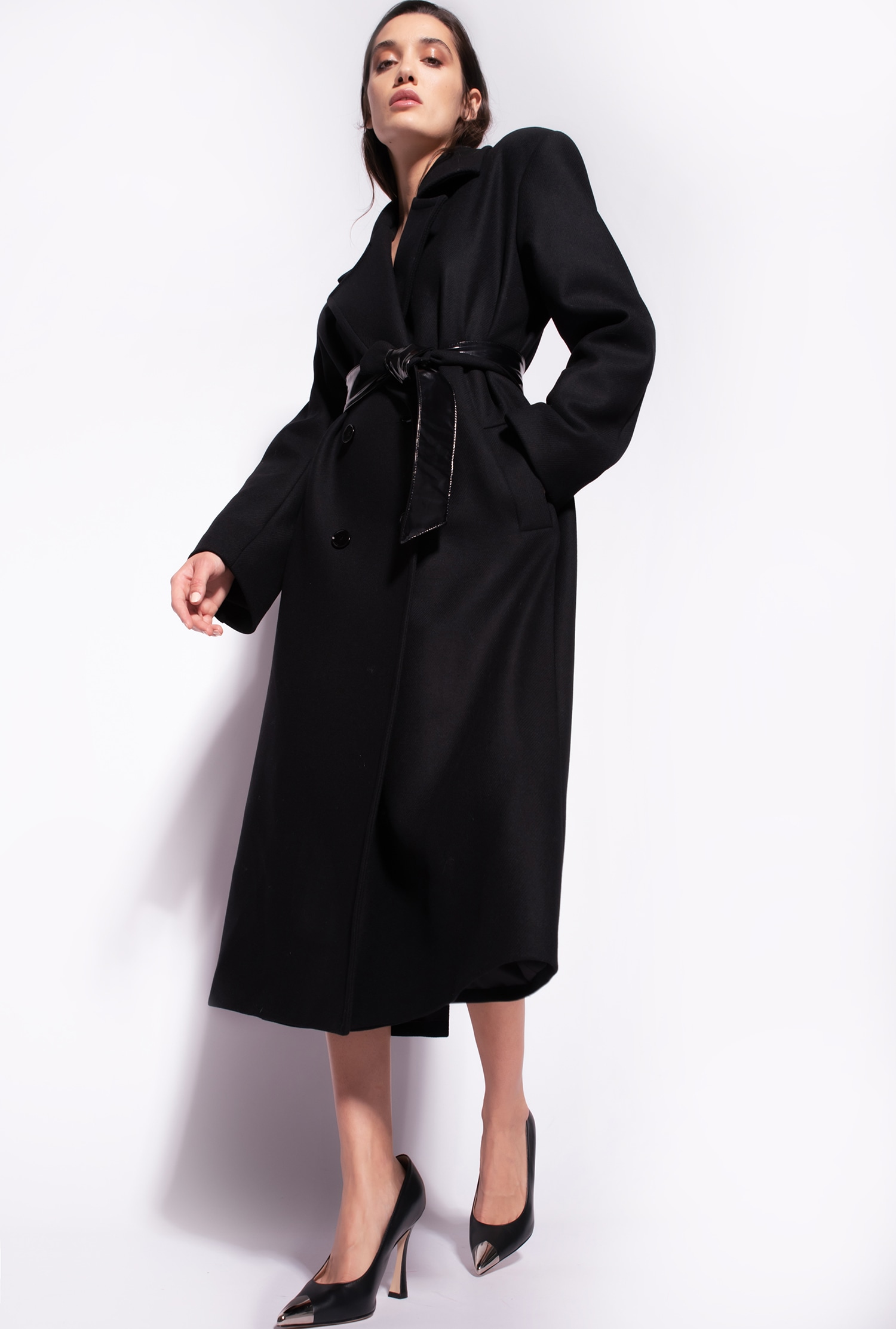 Cashmere-blend coat