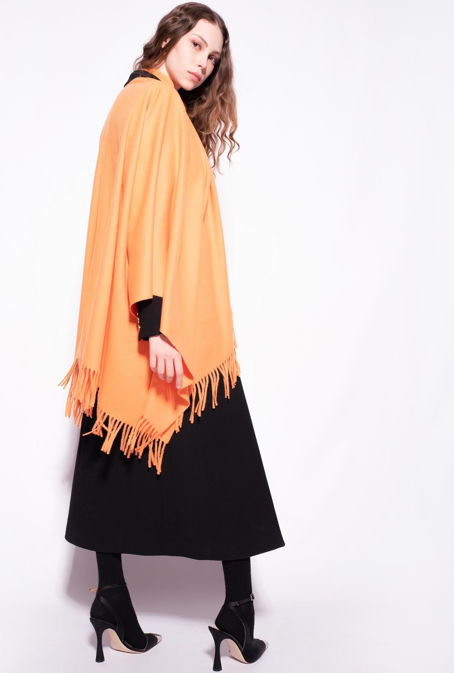 Wool poncho