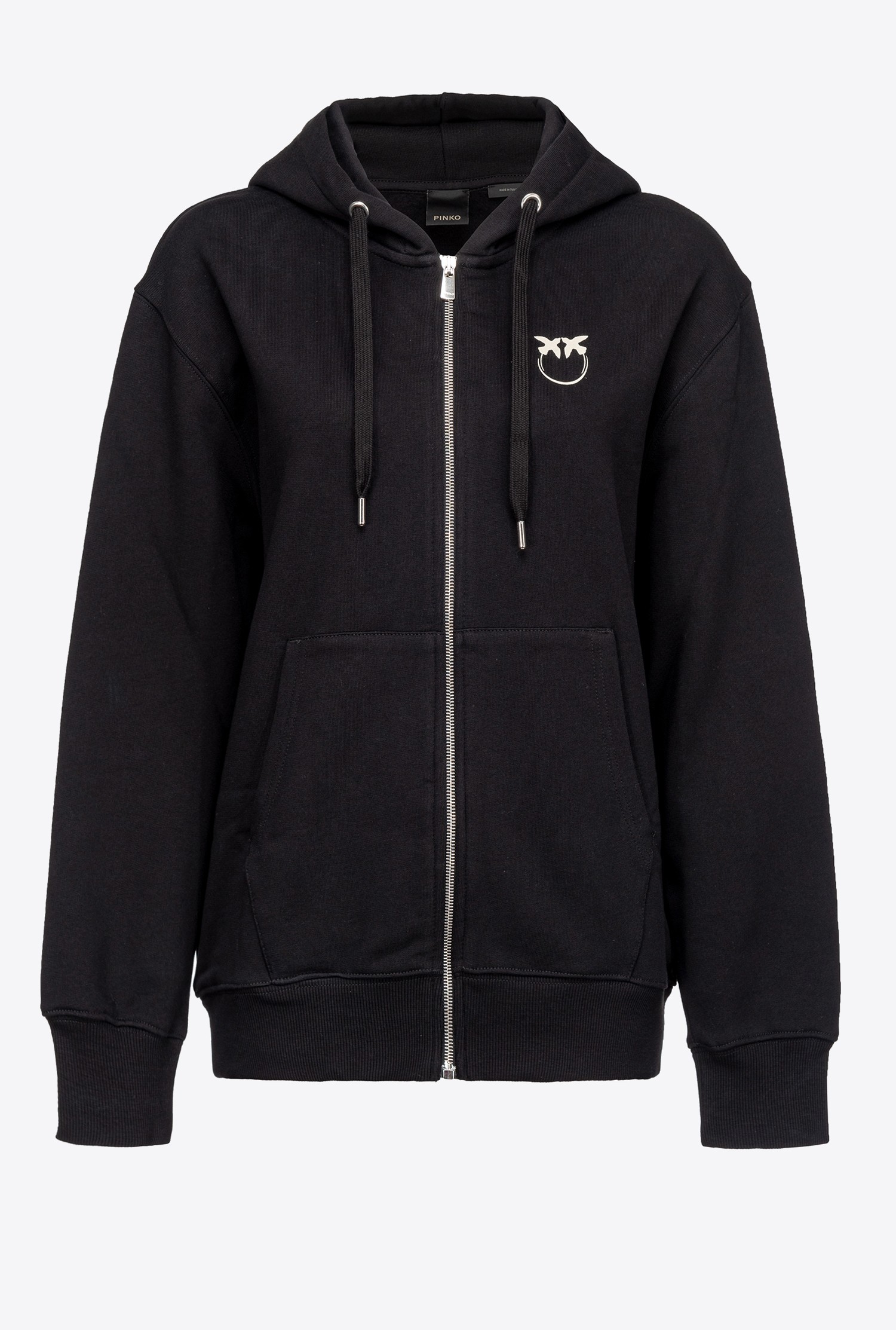 Zipped sweatshirt with Love Birds logo