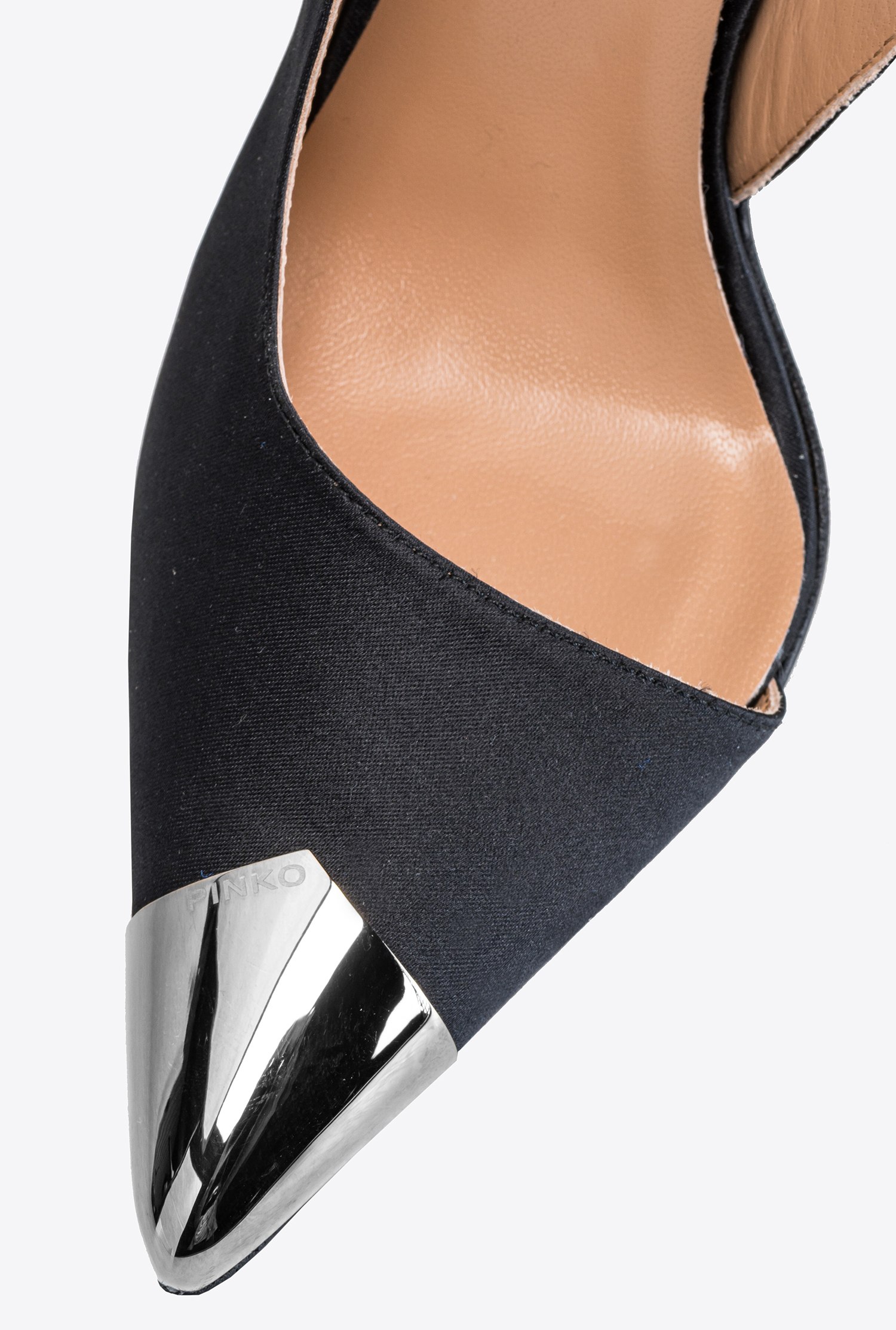 Pumps with metal toe