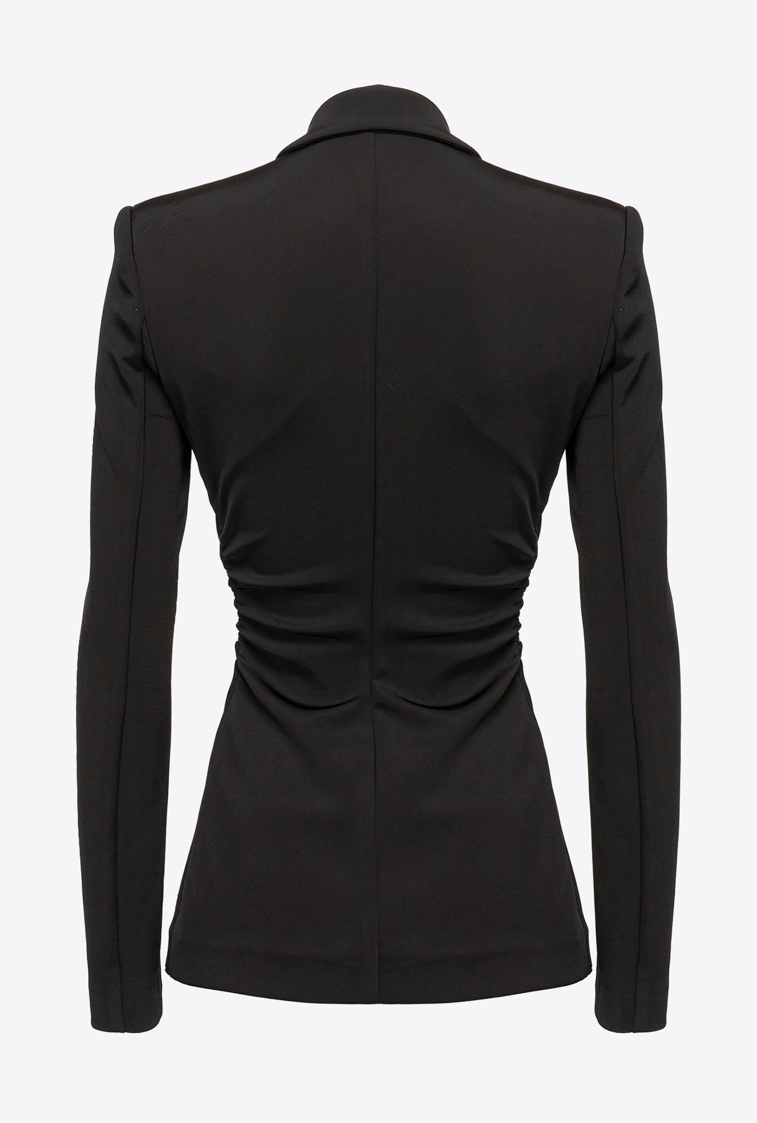 Slim-fit blazer in technical fabric