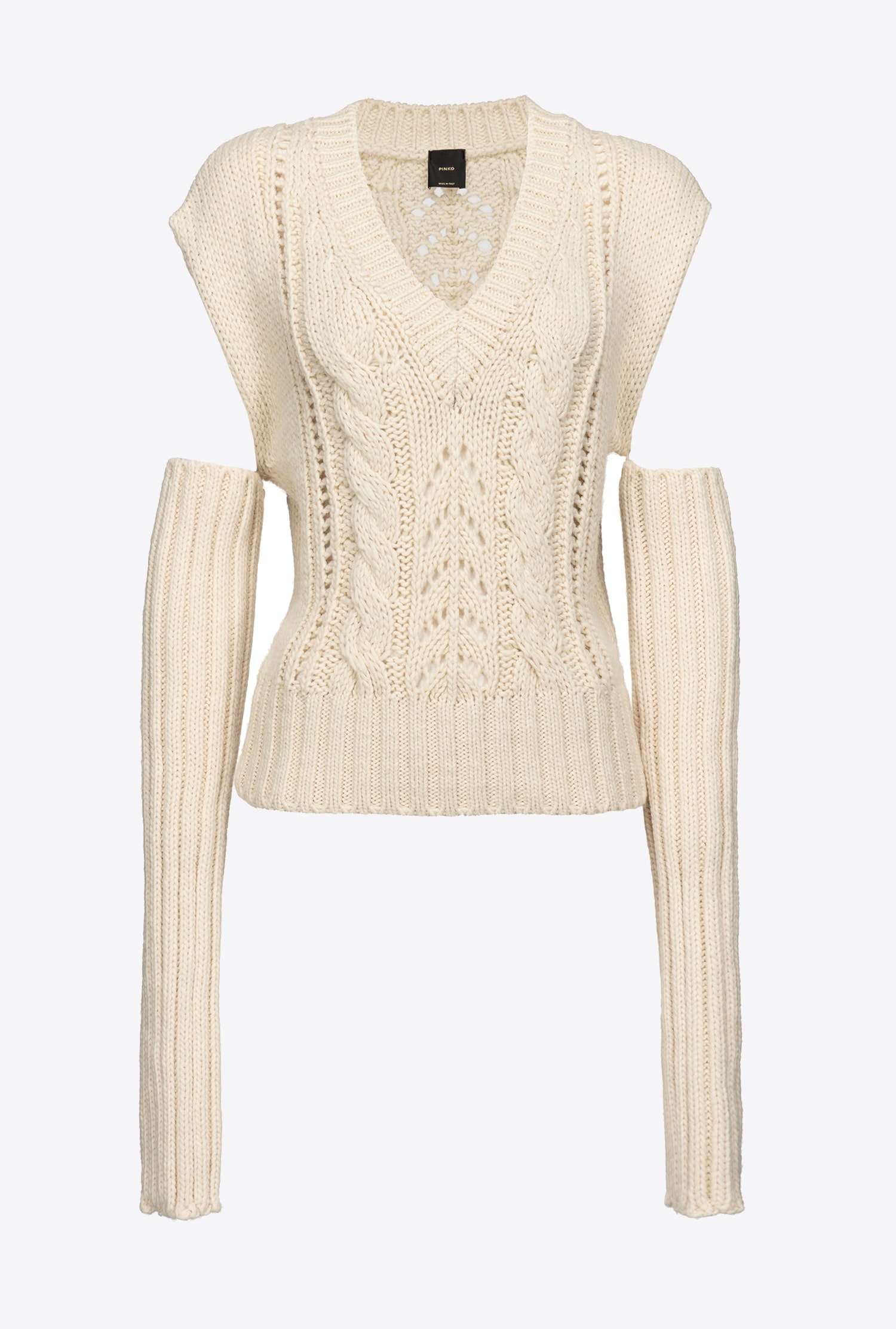 Off-the-shoulder pullover