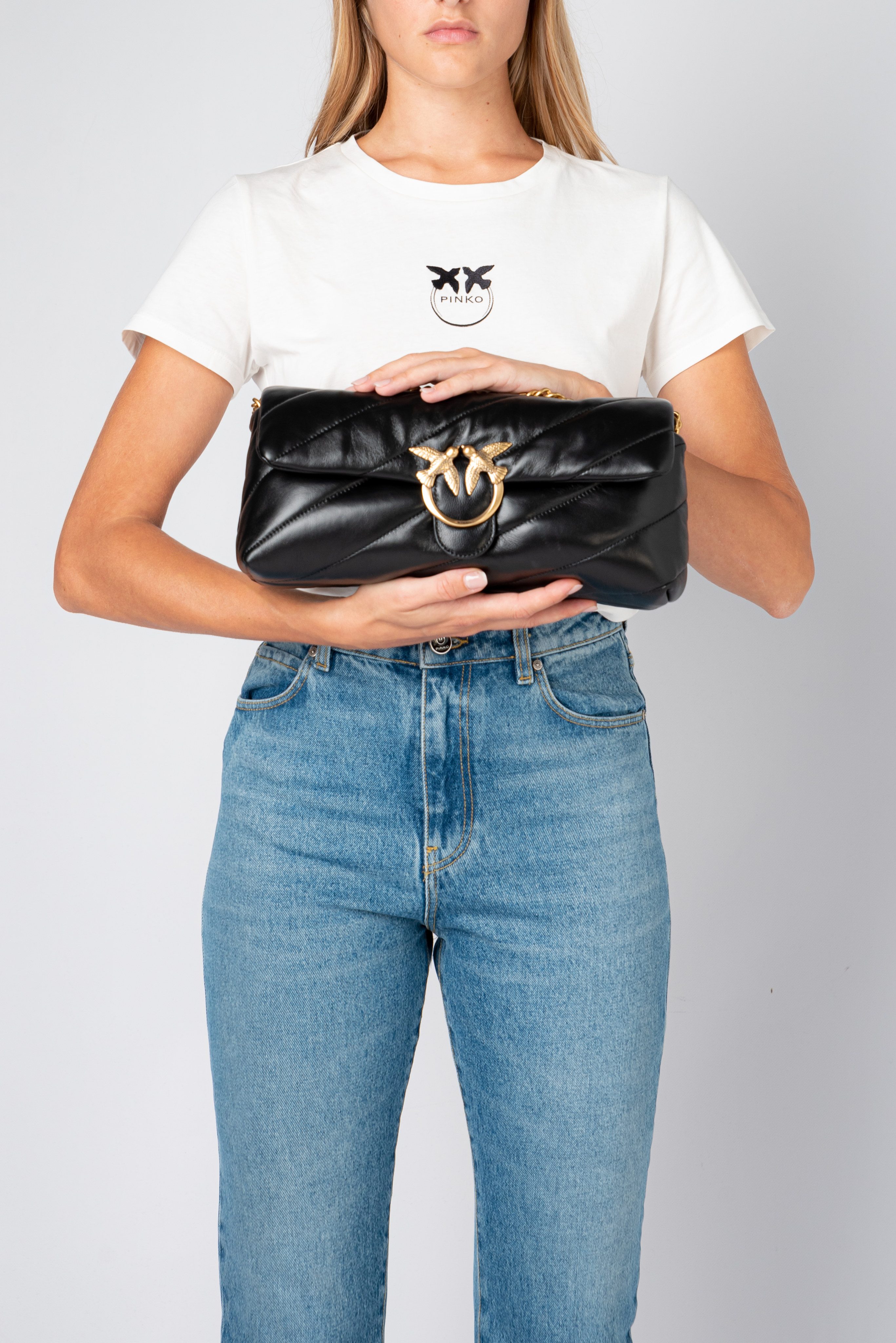 Classic Love Bag Puff Baguette Maxi Quilt