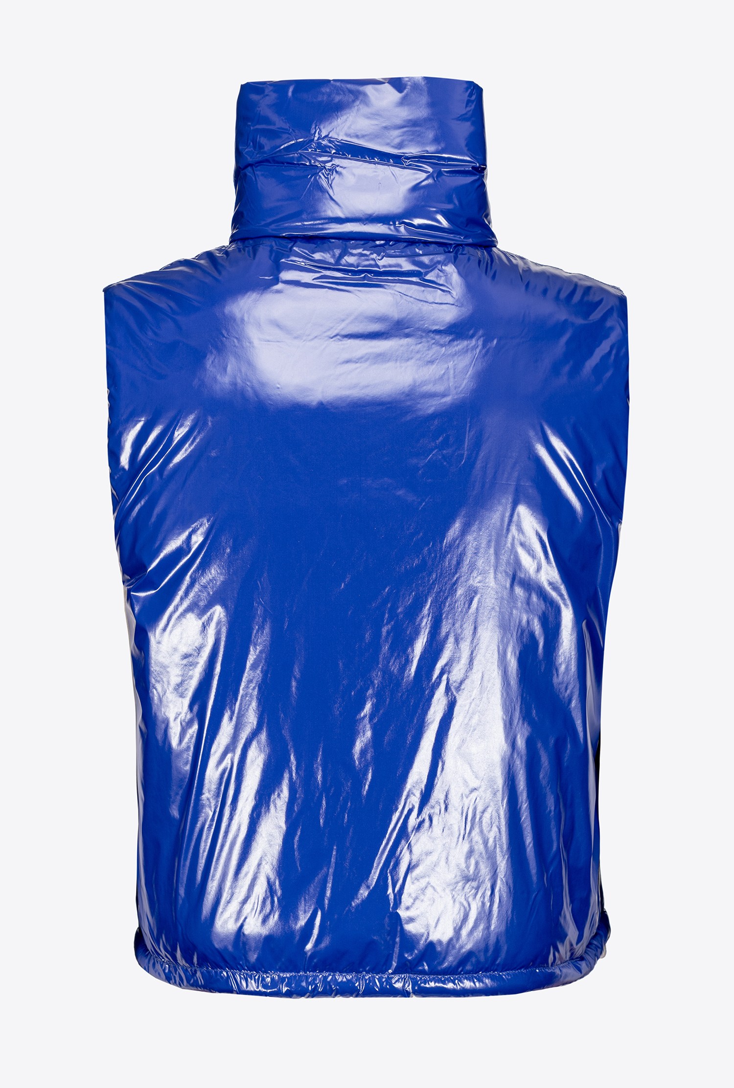 Padded crystal nylon vest